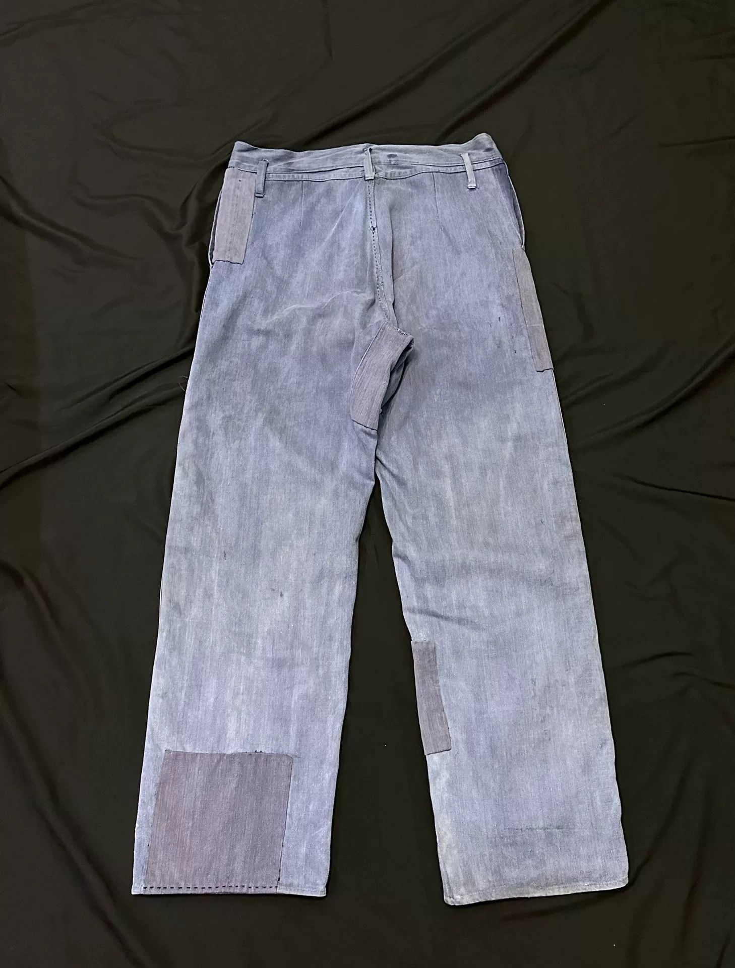 Vintage Vintage French Workwear Patch Jeans Size US 30 / EU 46 - 5 Thumbnail