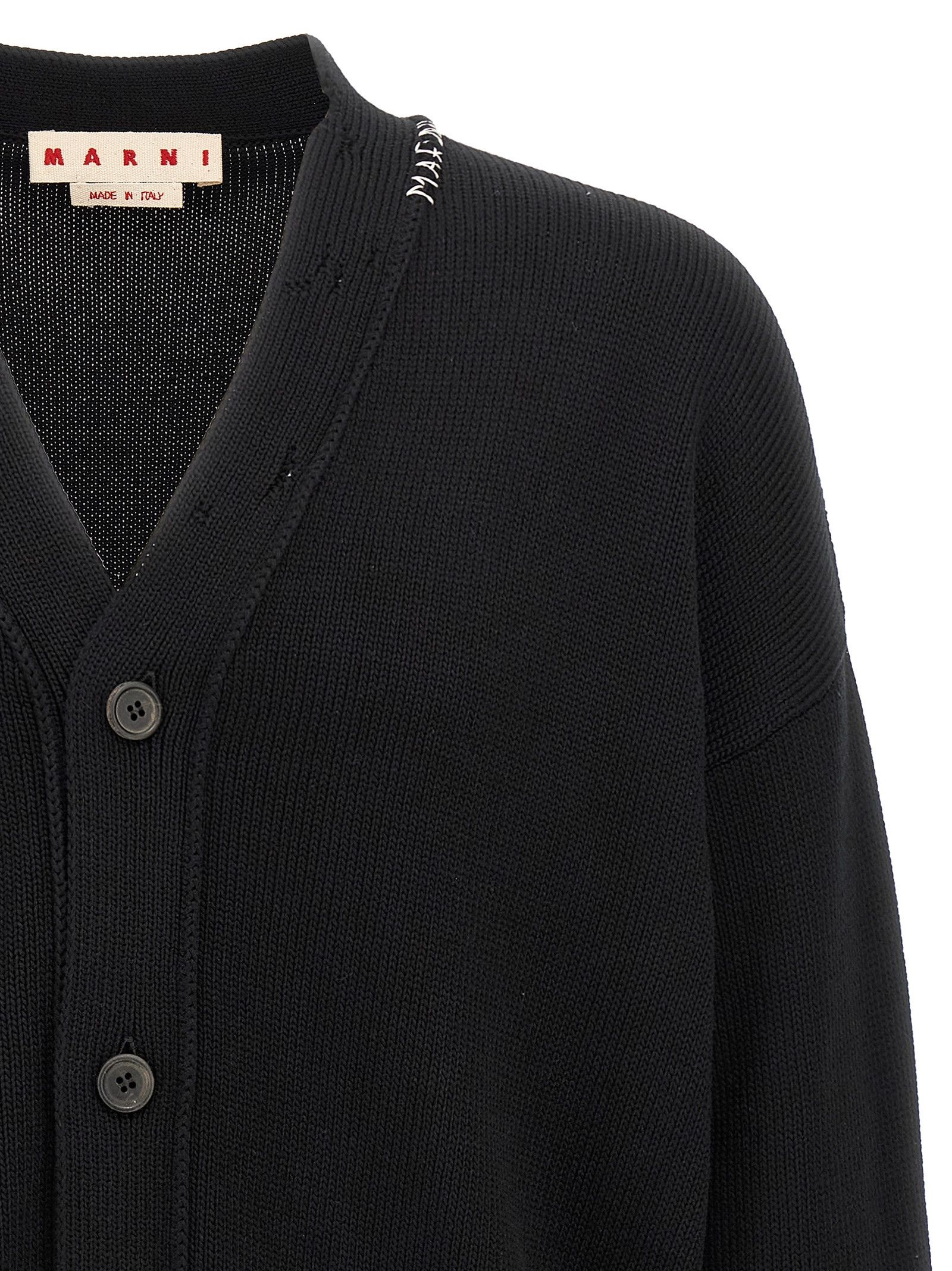 Marni Logo embroidery cardigan Size US M / EU 48-50 / 2 - 3 Thumbnail