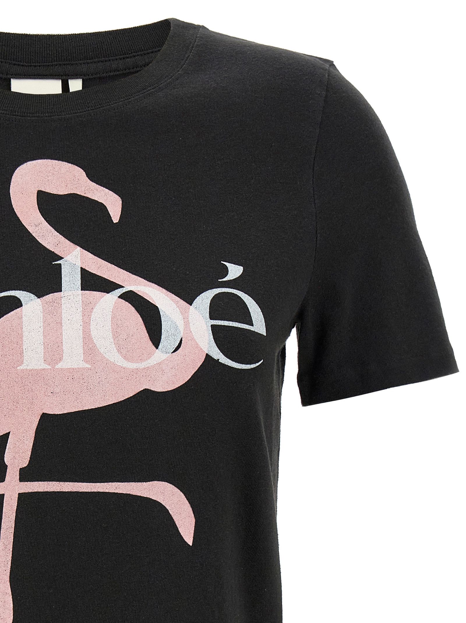 Chloe Printed T-shirt Size L / US 10 / IT 46 - 3 Thumbnail