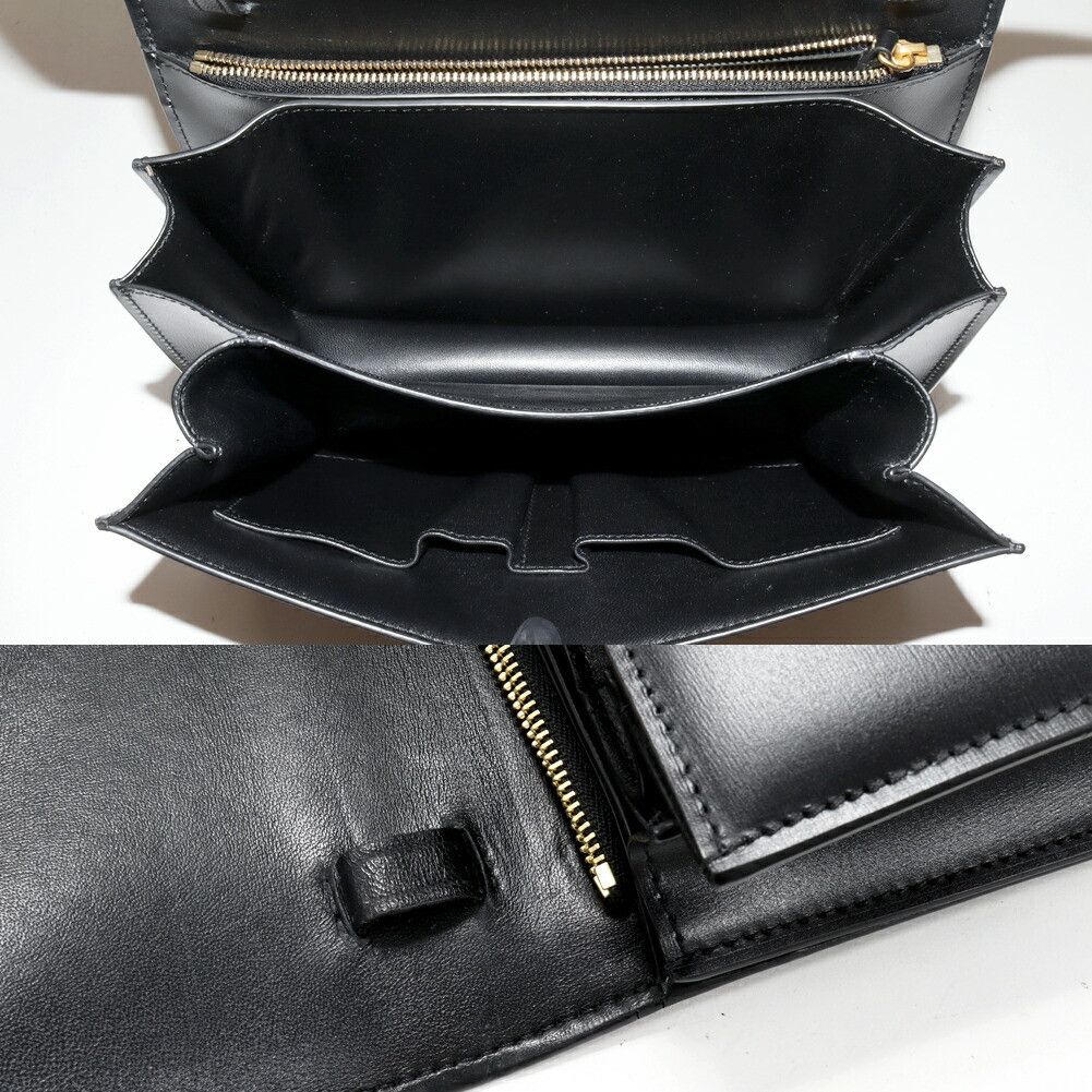 Celine Celine Celine Classic Box Calf 2way Shoulder Bag Leather Shoulder Bag 164173DLS.38NO DUTY FREE for USA Size ONE SIZE - 4 Thumbnail