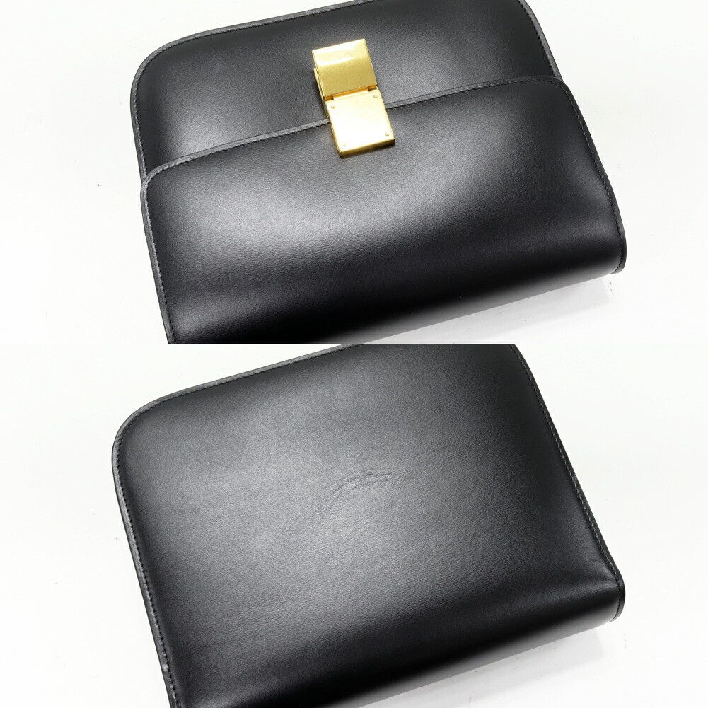 Celine Celine Celine Classic Box Calf 2way Shoulder Bag Leather Shoulder Bag 164173DLS.38NO DUTY FREE for USA Size ONE SIZE - 6 Thumbnail