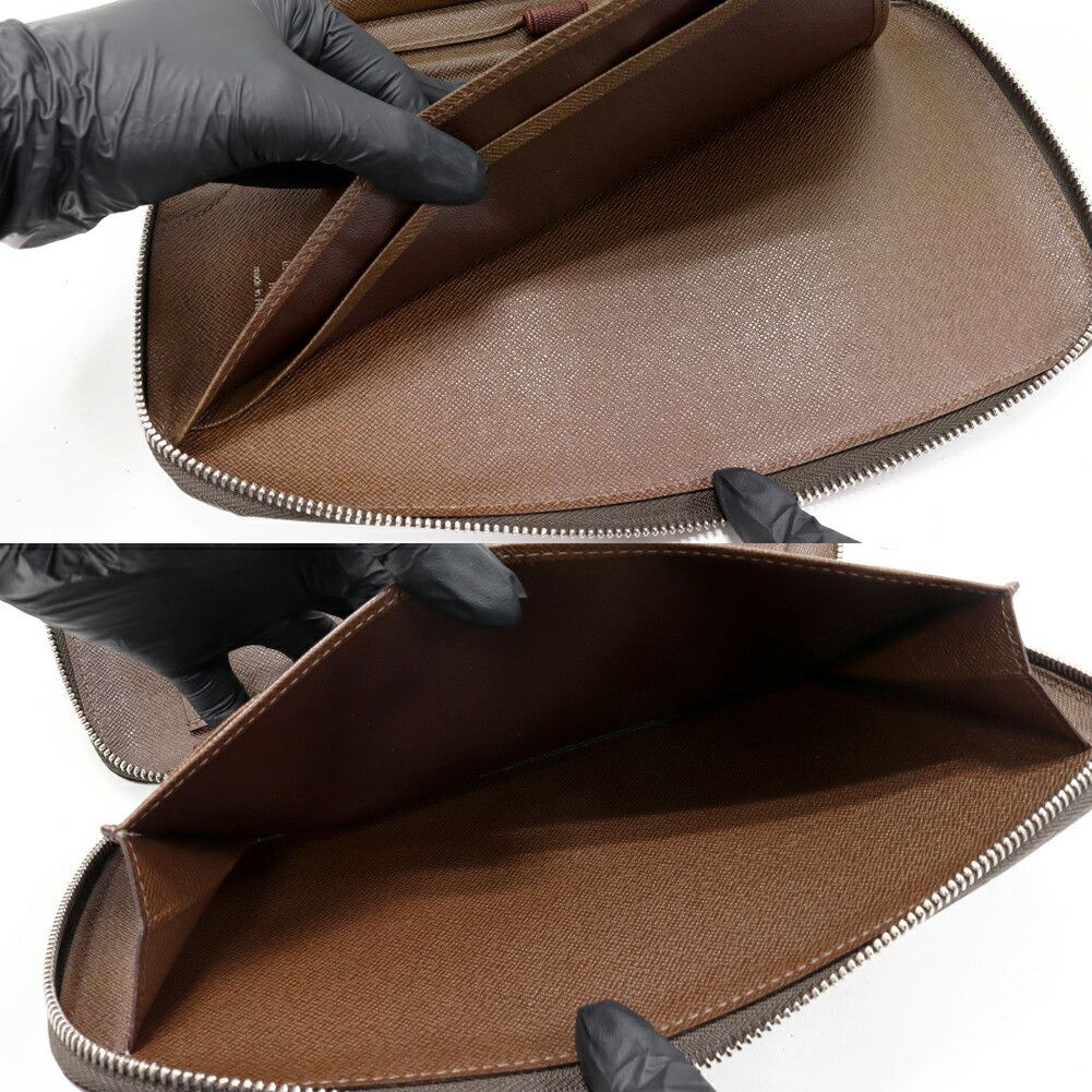 Louis Vuitton Louis Vuitton Louis Vuitton Organizer Atoll Taiga Long Wallet Leather Long Wallet M30658 DUTY FREE for USA Size ONE SIZE - 5 Thumbnail