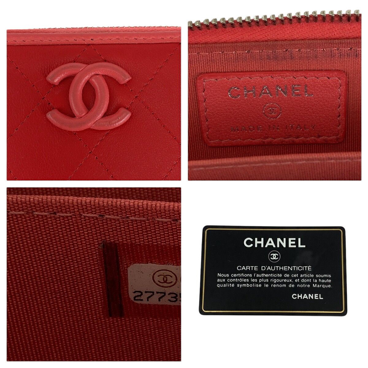 Chanel Chanel Chanel Matelasse Lambskin Compact Wallet Leather Coin Case DUTY FREE for USA Size ONE SIZE - 4 Thumbnail