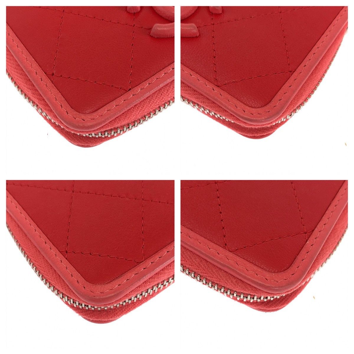 Chanel Chanel Chanel Matelasse Lambskin Compact Wallet Leather Coin Case DUTY FREE for USA Size ONE SIZE - 3 Thumbnail