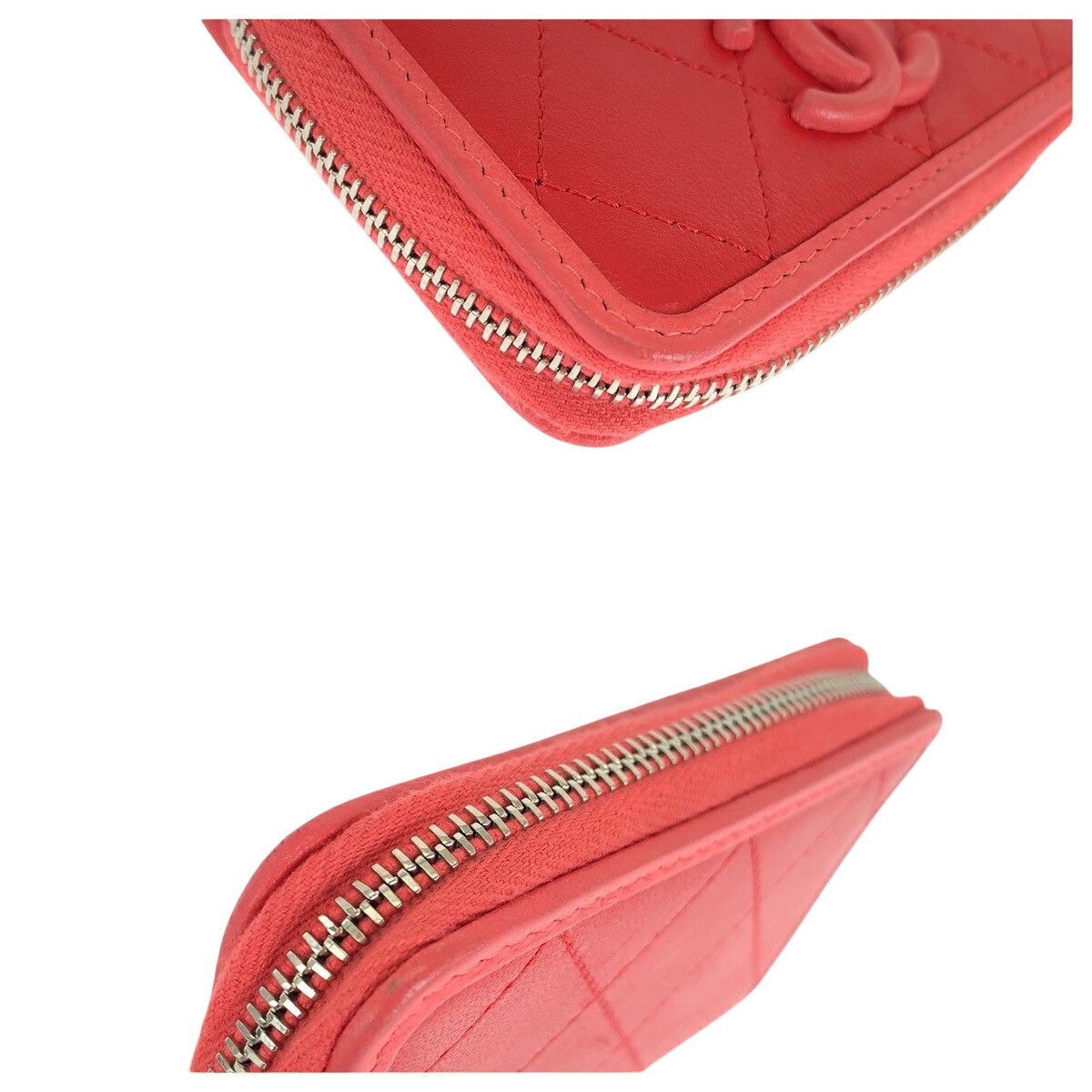 Chanel Chanel Chanel Matelasse Lambskin Compact Wallet Leather Coin Case DUTY FREE for USA Size ONE SIZE - 6 Thumbnail