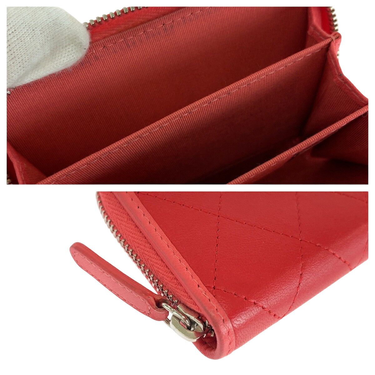 Chanel Chanel Chanel Matelasse Lambskin Compact Wallet Leather Coin Case DUTY FREE for USA Size ONE SIZE - 5 Thumbnail