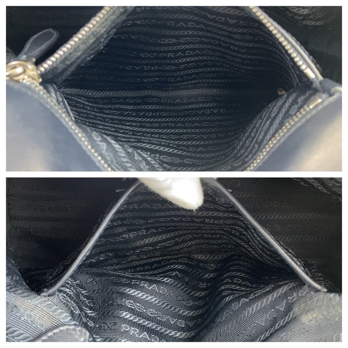 Prada Prada Prada Tessuto Nylon Leather Handbag Textile Tote Bag DUTY FREE for USA Size ONE SIZE - 5 Thumbnail