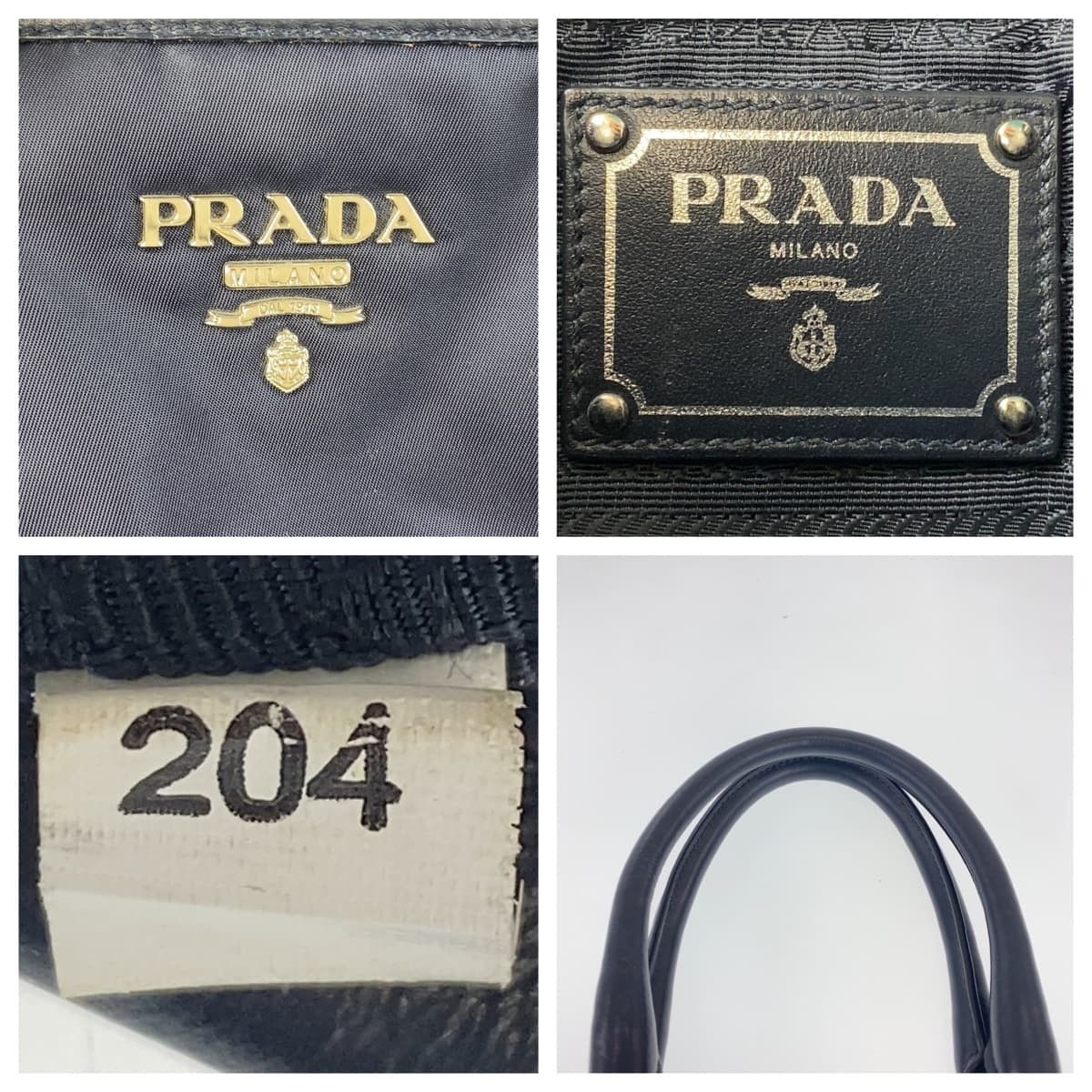 Prada Prada Prada Tessuto Nylon Leather Handbag Textile Tote Bag DUTY FREE for USA Size ONE SIZE - 4 Thumbnail