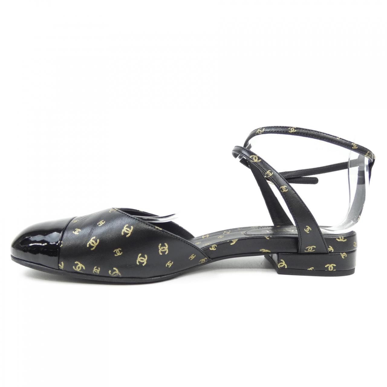 Chanel Chanel Chanel G45132B13954 Print Lambskin Patent Calfskin Sandals Leather Shoes G45132B13954 DUTY FREE for USA Size ONE SIZE - 2 Thumbnail