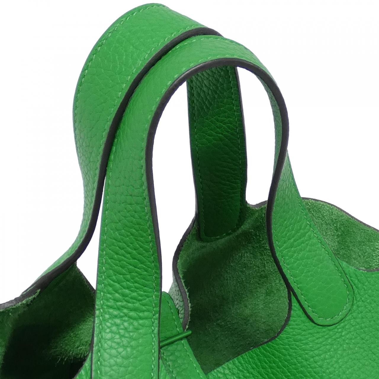 Hermes Hermes Hermès Picotin Lock Monochrome PM Taurillon Clémence Bag Leather Handbag Stamp Z DUTY FREE for USA Size ONE SIZE - 4 Thumbnail