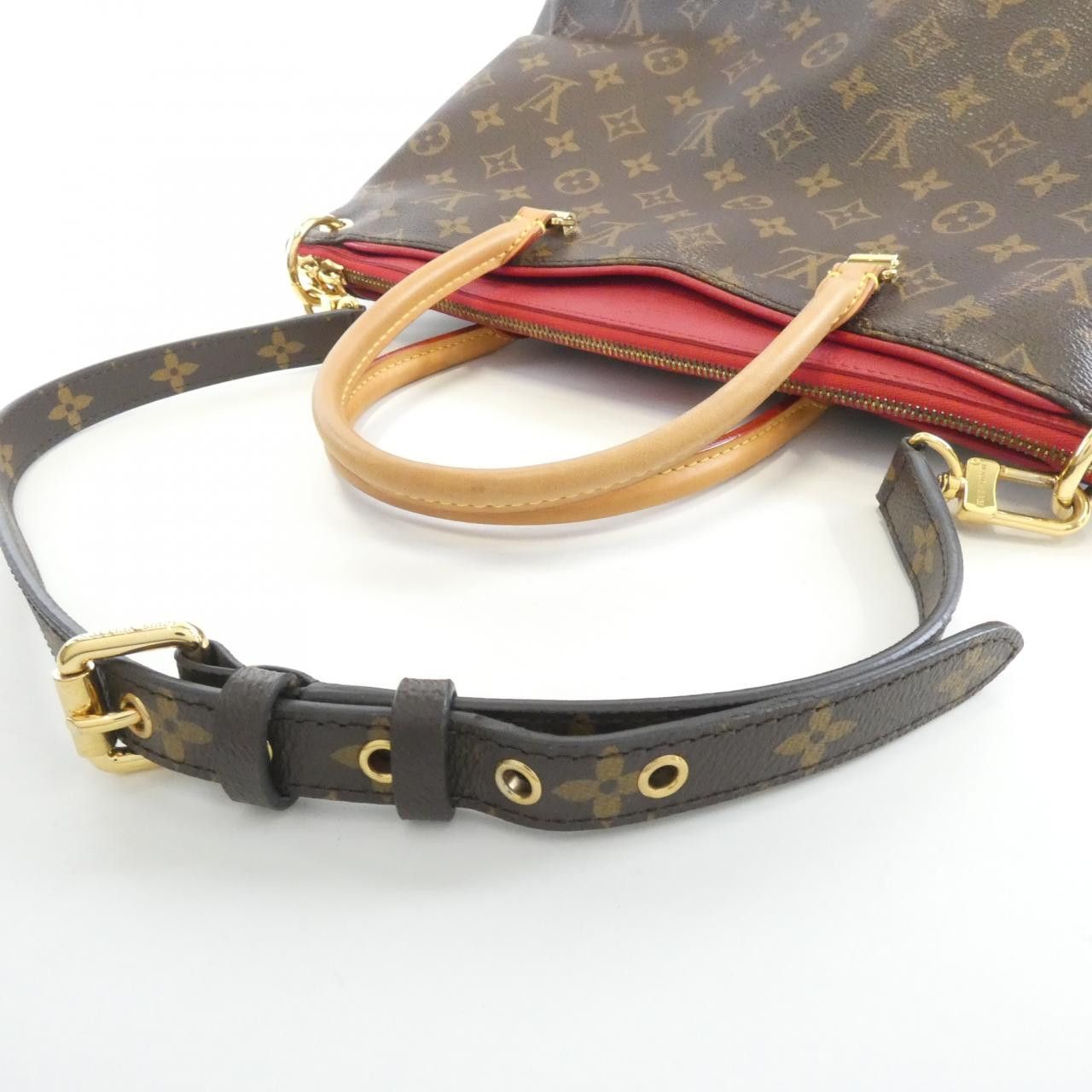 Louis Vuitton Louis Vuitton Louis Vuitton Pallas Monogram Shoulder Bag Textile Shoulder Bag M41175 DUTY FREE for USA Size ONE SIZE - 6 Thumbnail