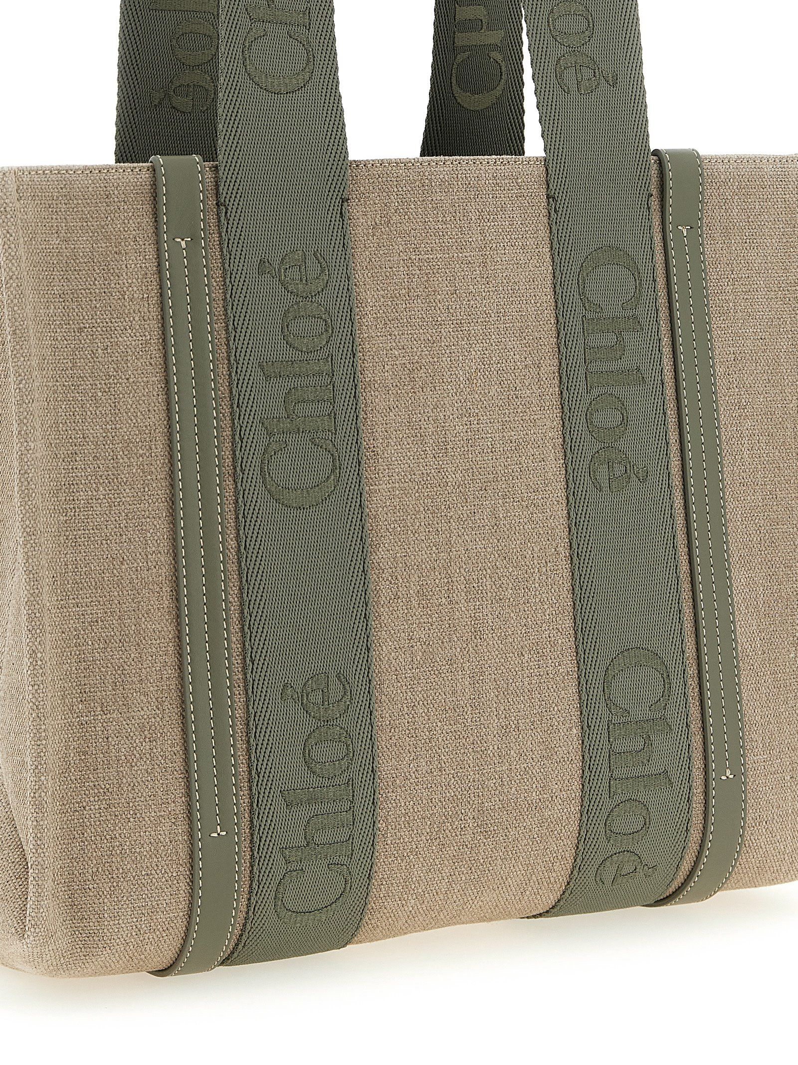Chloe Medium 'Woody' shopping bag Size ONE SIZE - 3 Thumbnail