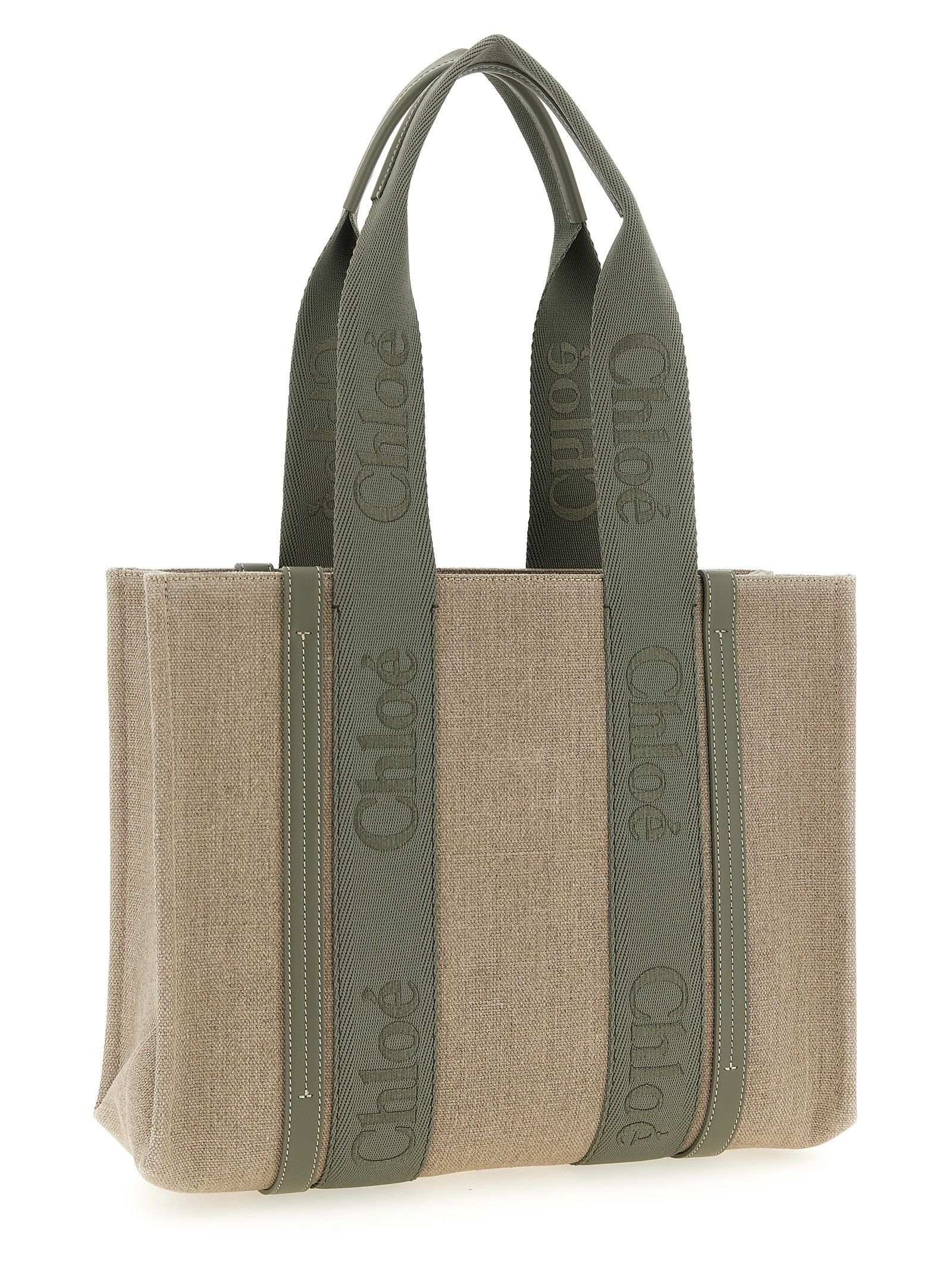 Chloe Medium 'Woody' shopping bag Size ONE SIZE - 2 Thumbnail