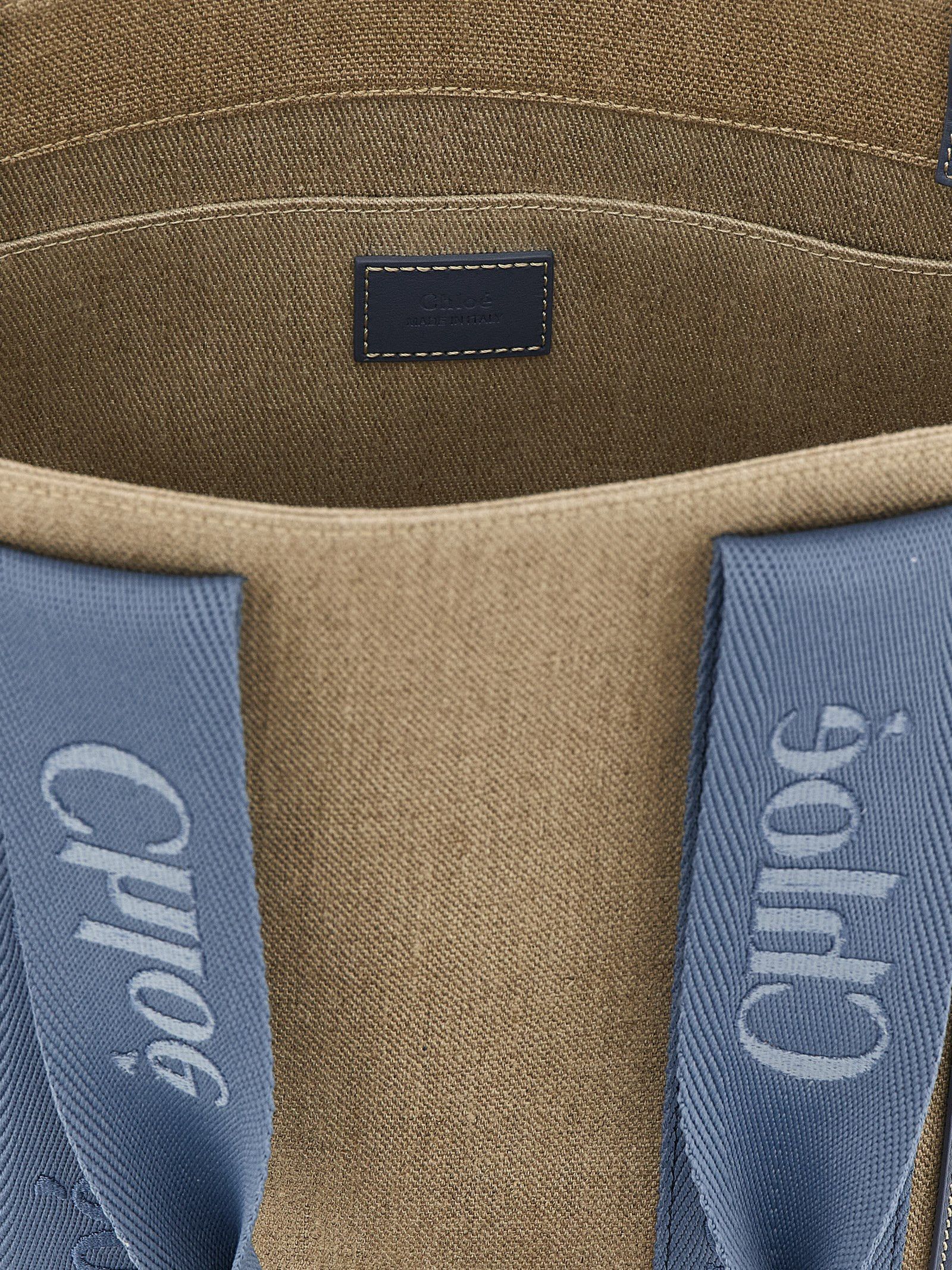 Chloe Medium 'Woody' shopping bag Size ONE SIZE - 4 Thumbnail