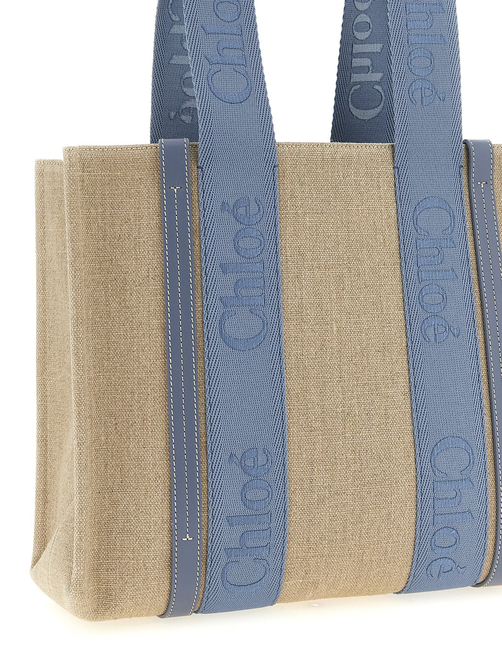 Chloe Medium 'Woody' shopping bag Size ONE SIZE - 3 Thumbnail