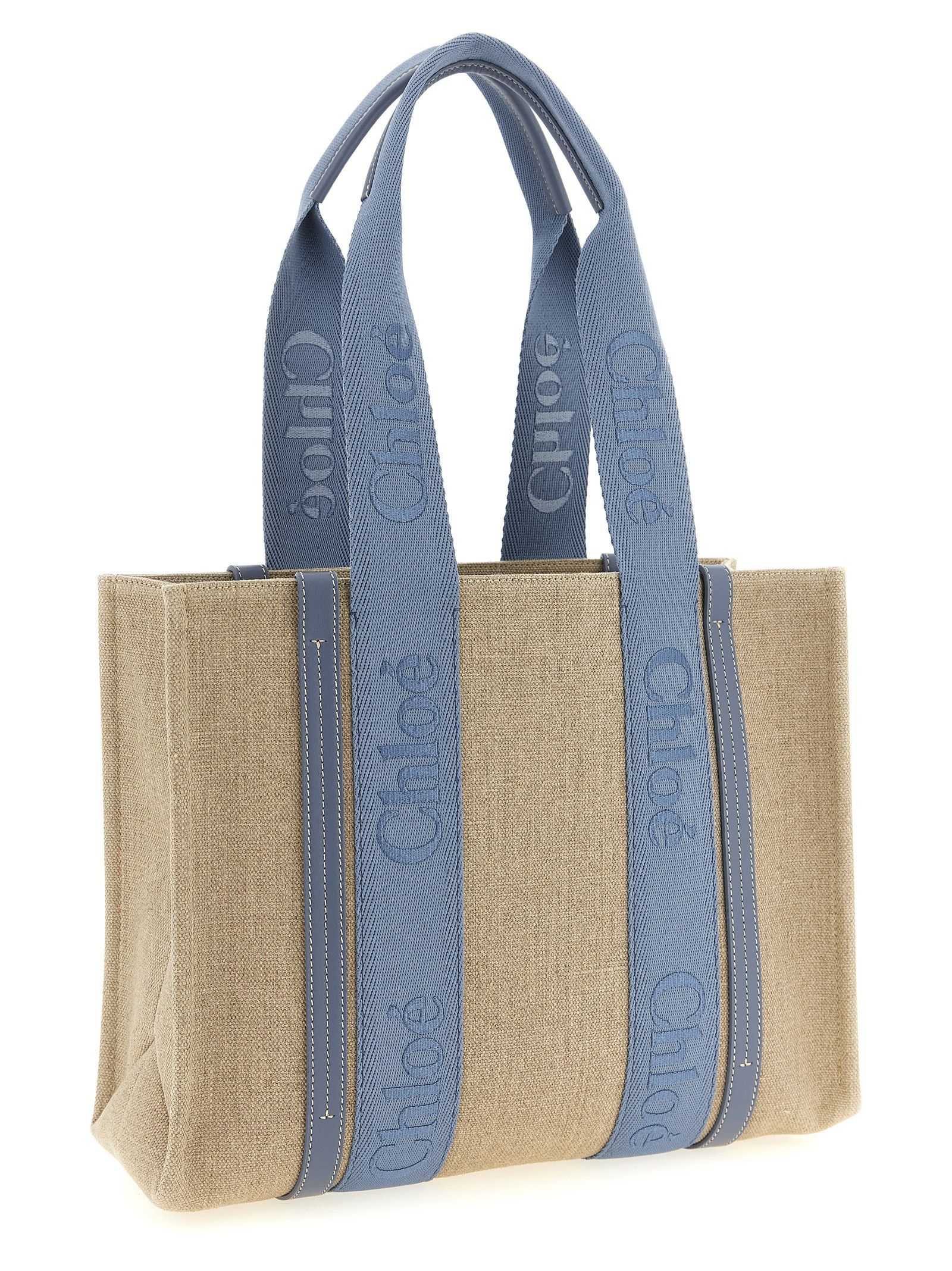 Chloe Medium 'Woody' shopping bag Size ONE SIZE - 2 Thumbnail