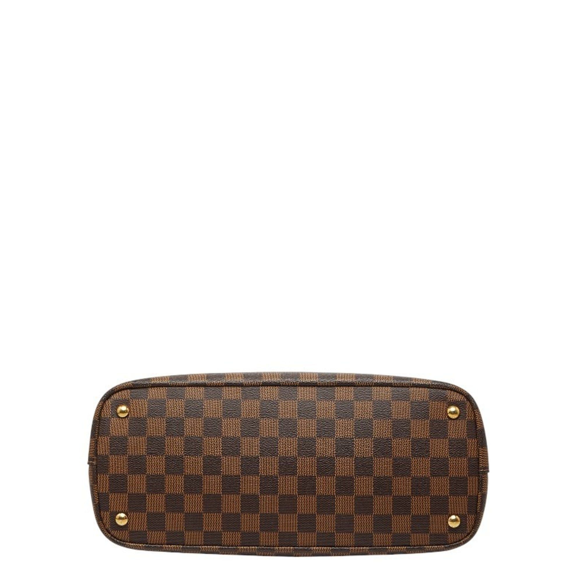 Louis Vuitton Louis Vuitton Damier Kensington Tote Bag/Shoulder Bag, 2-Way, N41435, Ebene Brown Leather, Women's, LOUIS VUITTON Size ONE SIZE - 3 Thumbnail