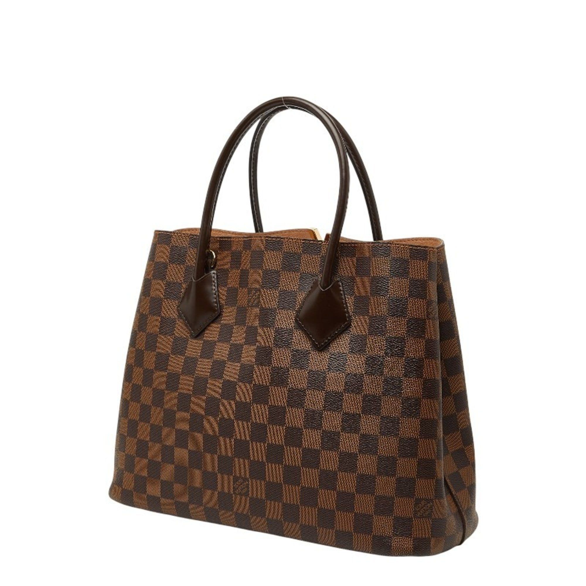 Louis Vuitton Louis Vuitton Damier Kensington Tote Bag/Shoulder Bag, 2-Way, N41435, Ebene Brown Leather, Women's, LOUIS VUITTON Size ONE SIZE - 2 Thumbnail