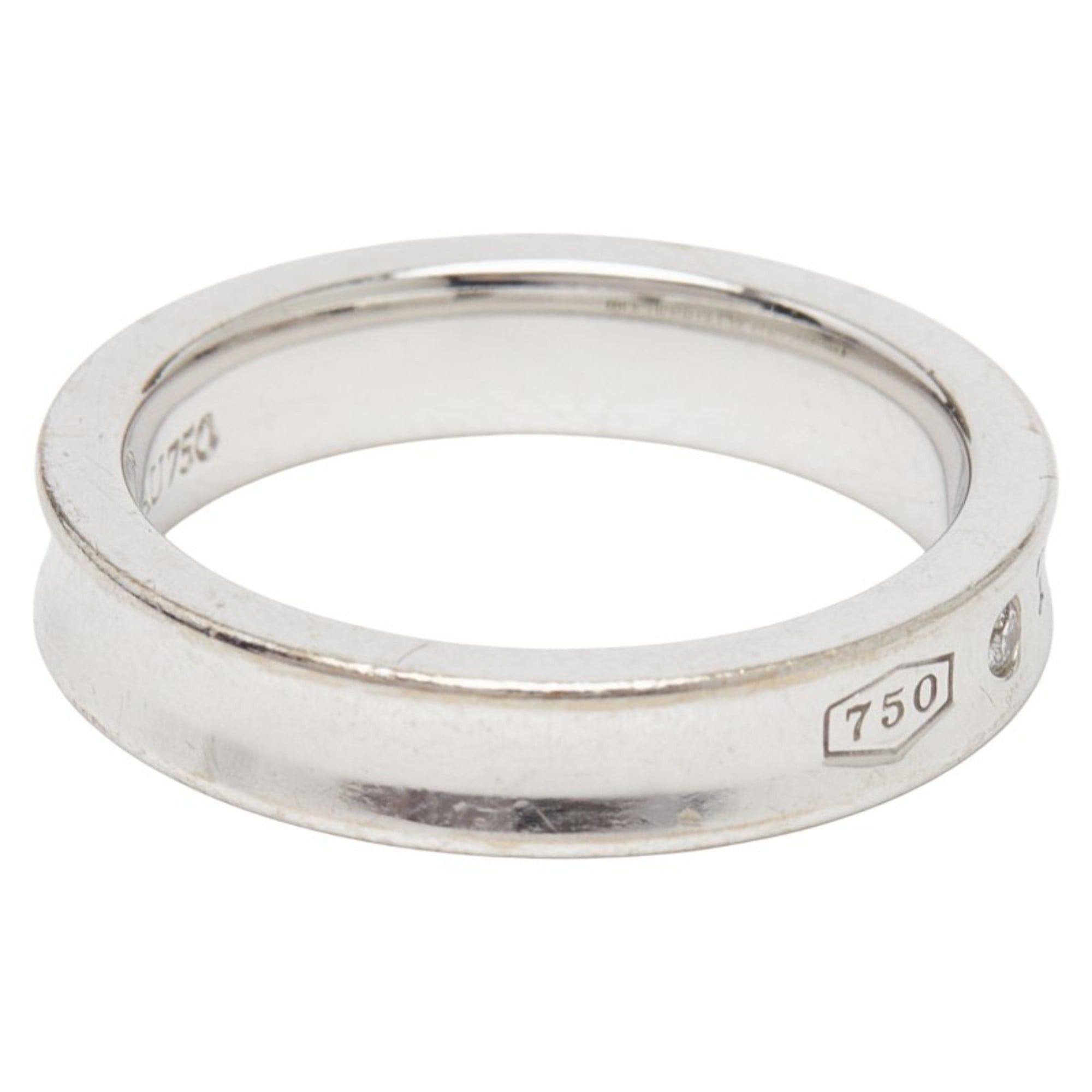 Tiffany & Co. Tiffany 1837 Narrow Ring, 18K White Gold, Women's, TIFFANY & Co. Size ONE SIZE - 4 Thumbnail