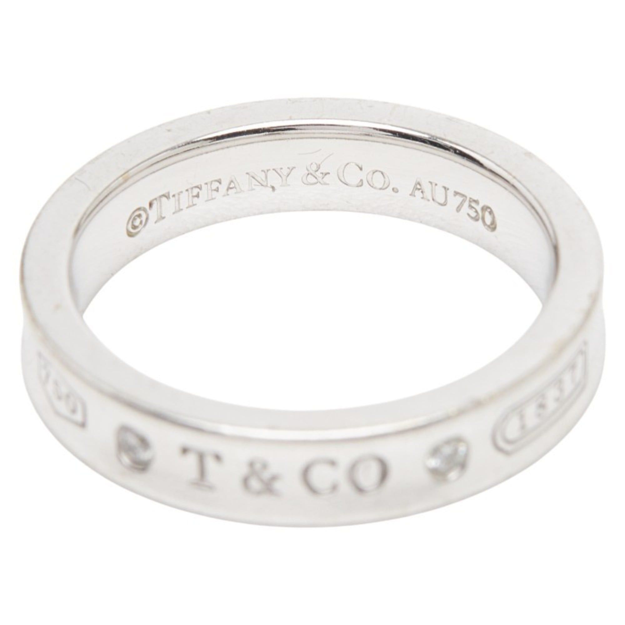 Tiffany & Co. Tiffany 1837 Narrow Ring, 18K White Gold, Women's, TIFFANY & Co. Size ONE SIZE - 6 Thumbnail