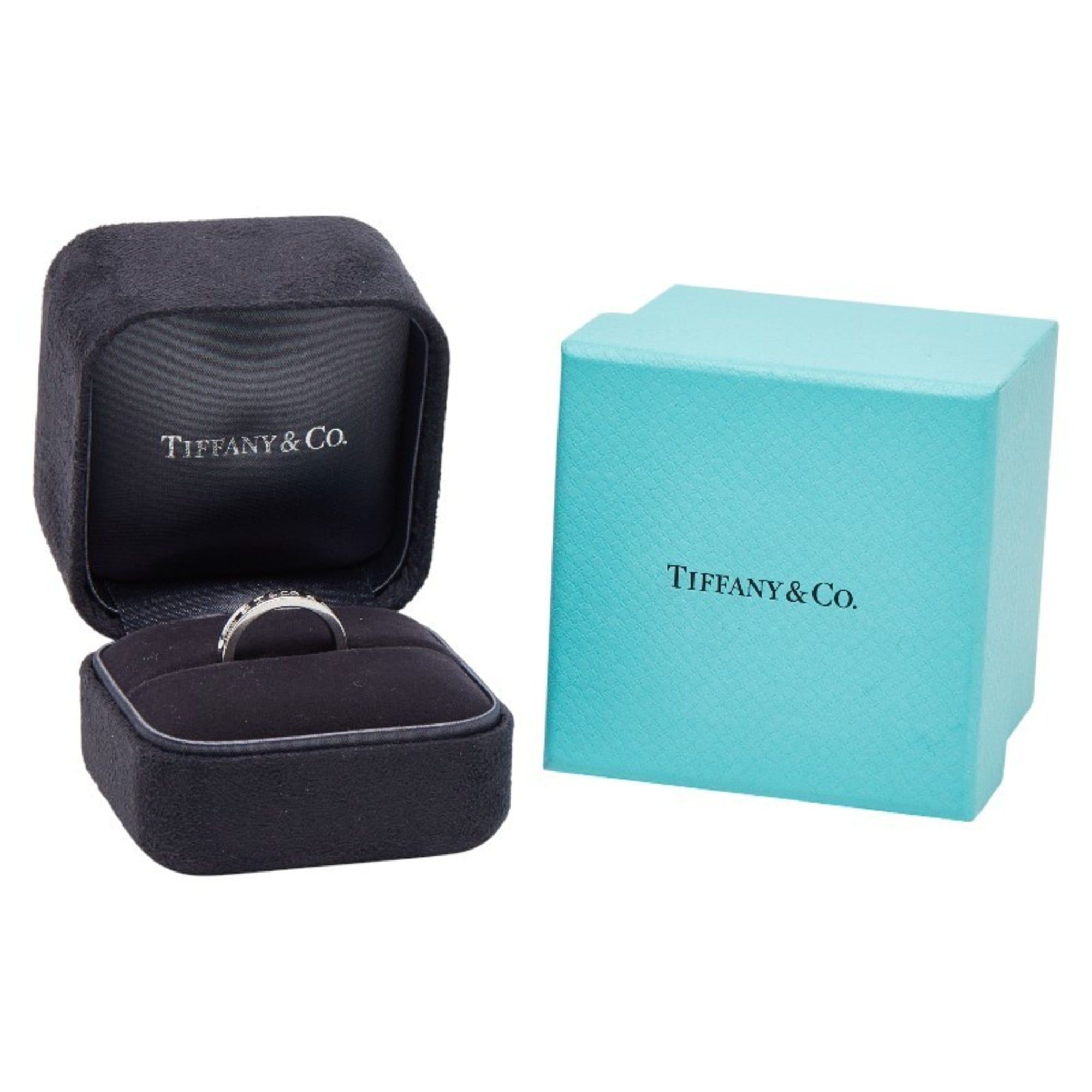 Tiffany & Co. Tiffany 1837 Narrow Ring, 18K White Gold, Women's, TIFFANY & Co. Size ONE SIZE - 7 Thumbnail