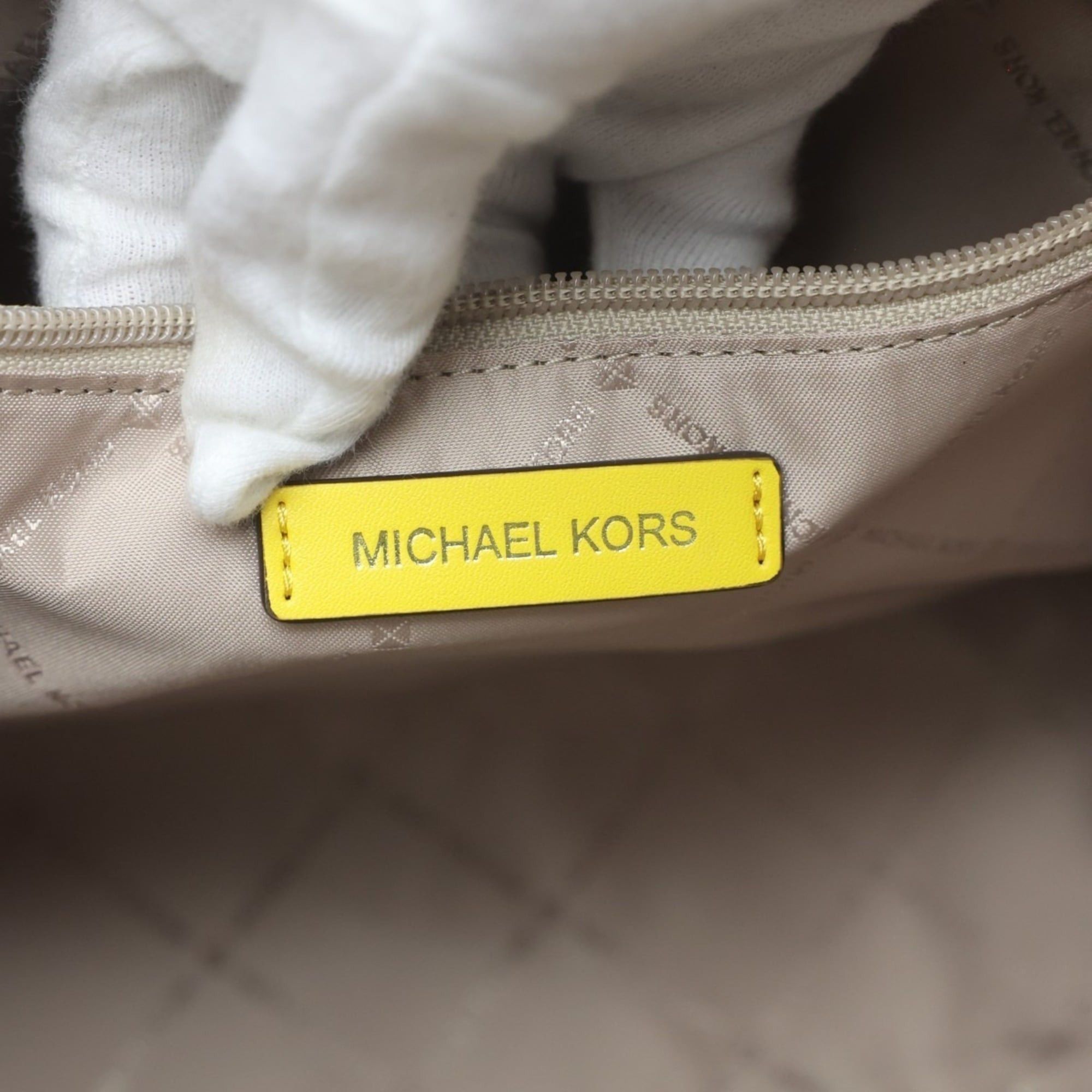 Michael Kors Michael Kors handbag shoulder bag in yellow calf leather Size ONE SIZE - 16 Thumbnail