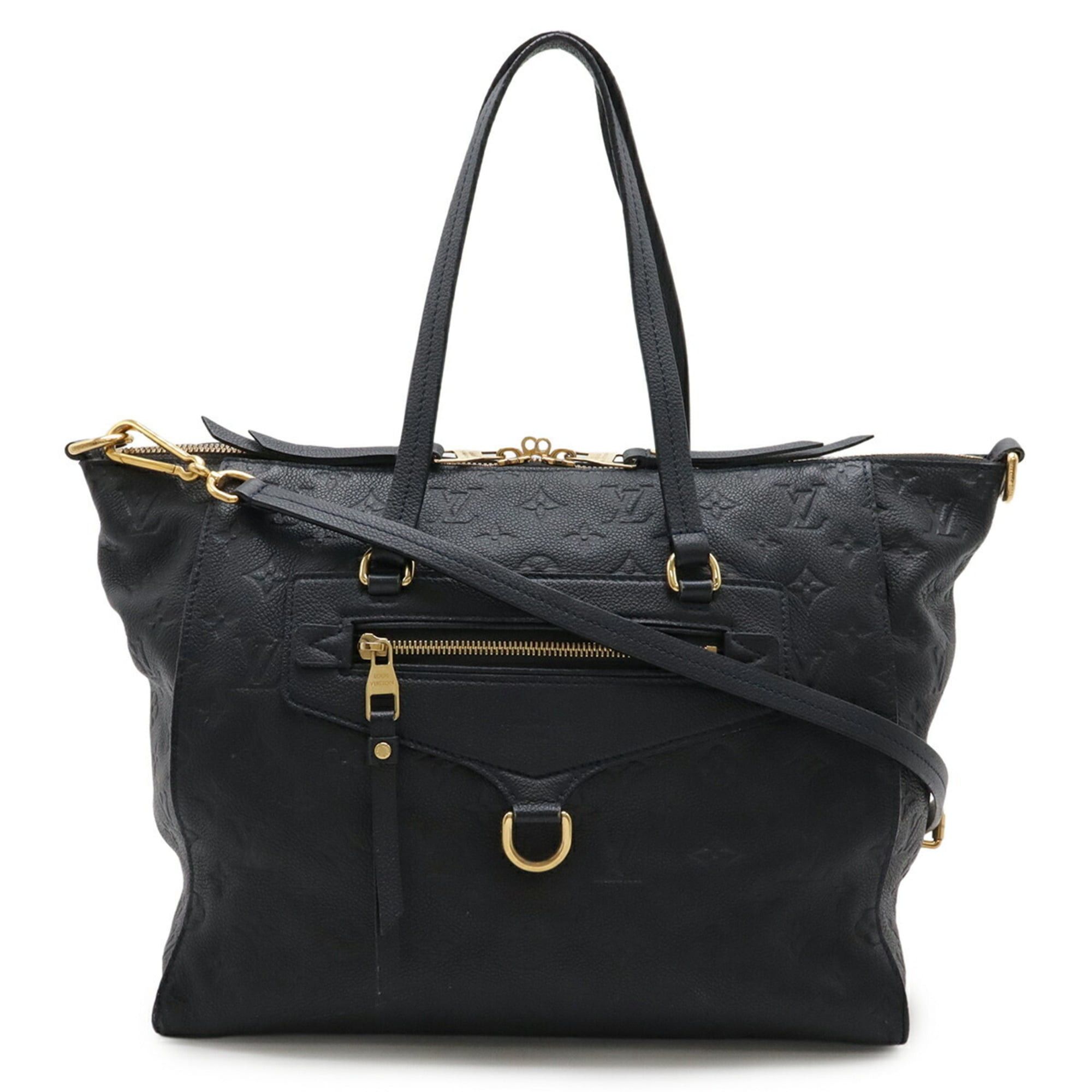 Louis Vuitton LOUIS VUITTON Monogram Empreinte Lumineuse PM Tote Bag/Shoulder Bag in Leather, Infini, Dark Navy, M93410 Size ONE SIZE - 2 Thumbnail