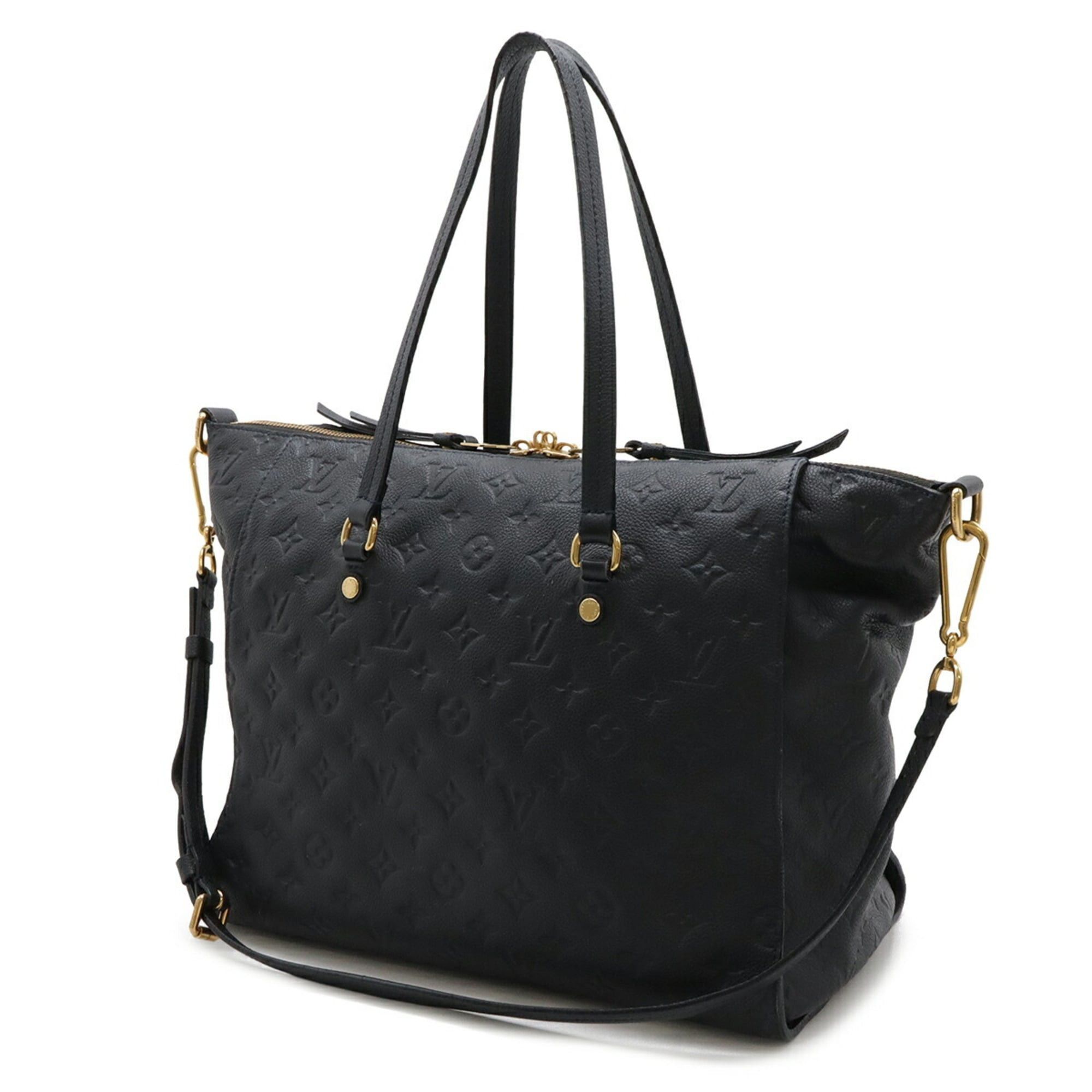 Louis Vuitton LOUIS VUITTON Monogram Empreinte Lumineuse PM Tote Bag/Shoulder Bag in Leather, Infini, Dark Navy, M93410 Size ONE SIZE - 3 Thumbnail
