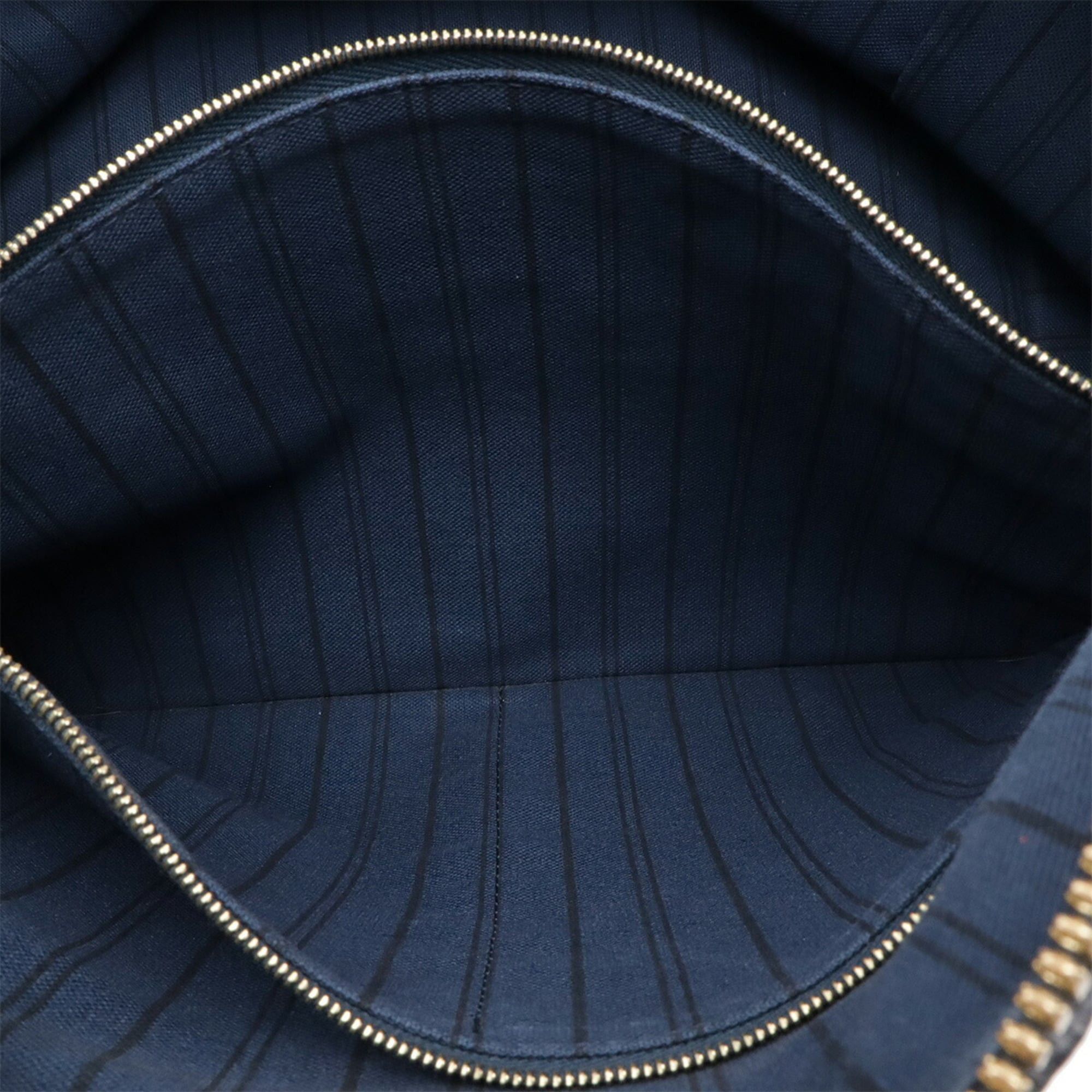 Louis Vuitton LOUIS VUITTON Monogram Empreinte Lumineuse PM Tote Bag/Shoulder Bag in Leather, Infini, Dark Navy, M93410 Size ONE SIZE - 9 Thumbnail