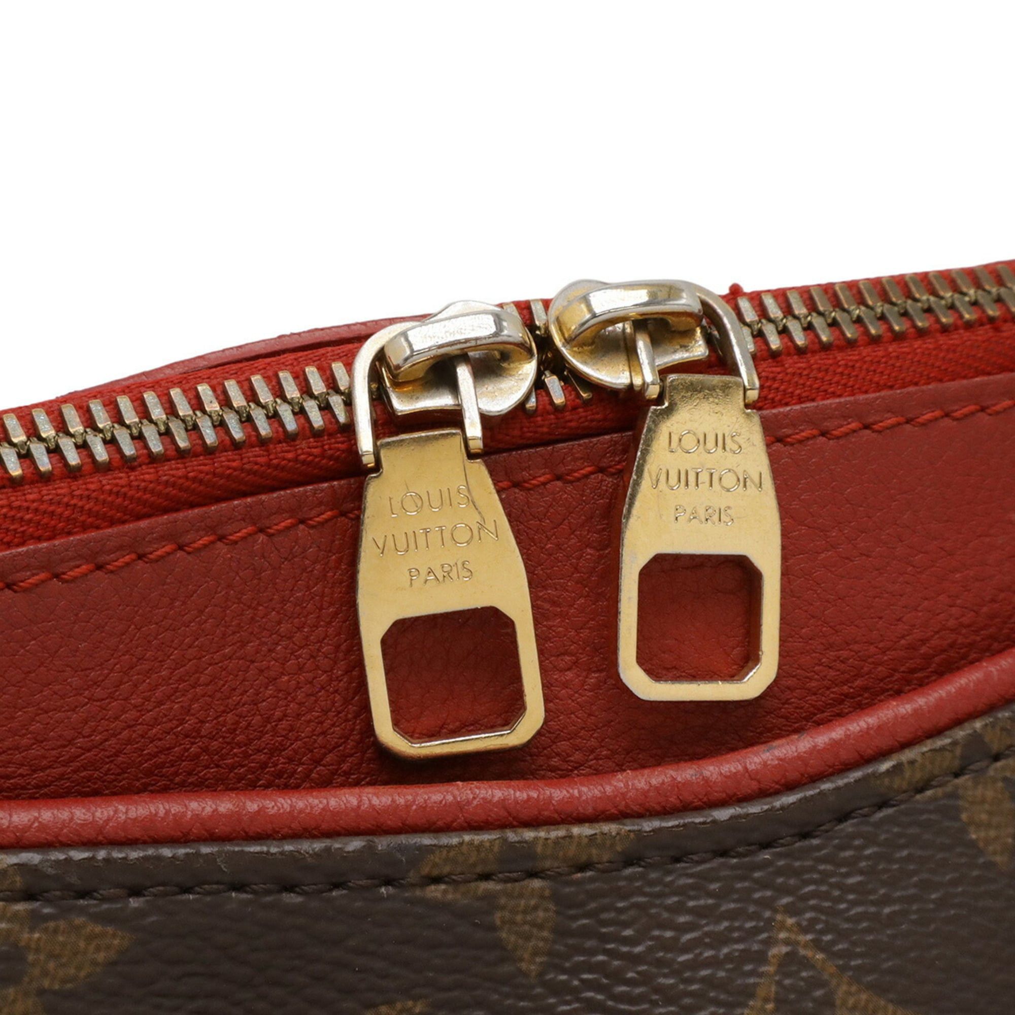 Louis Vuitton LOUIS VUITTON Monogram Pallas MM Handbag/Shoulder Bag, Cerise, Red, M41175 Size ONE SIZE - 5 Thumbnail