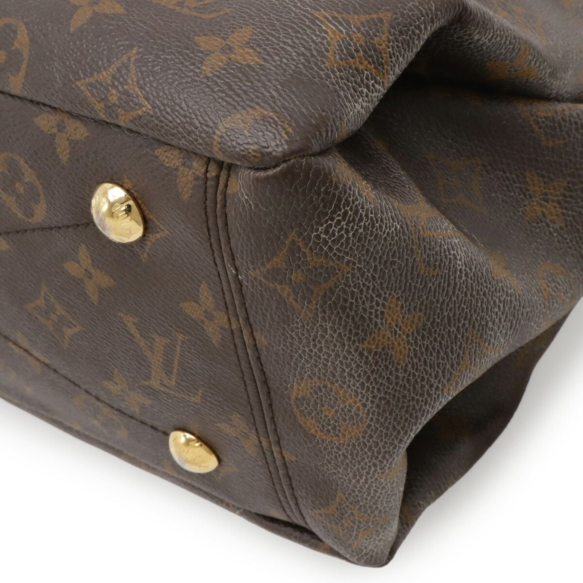 Louis Vuitton LOUIS VUITTON Monogram Pallas MM Handbag/Shoulder Bag, Cerise, Red, M41175 Size ONE SIZE - 4 Thumbnail