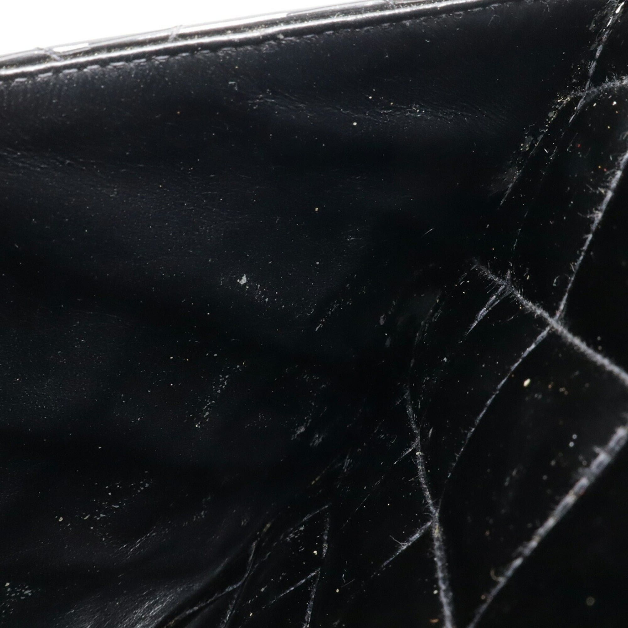 Chanel CHANEL Matelasse Coco Mark Reissue Tote Bag Shoulder in Enamel Leather and Black (A01804) Size ONE SIZE - 10 Thumbnail