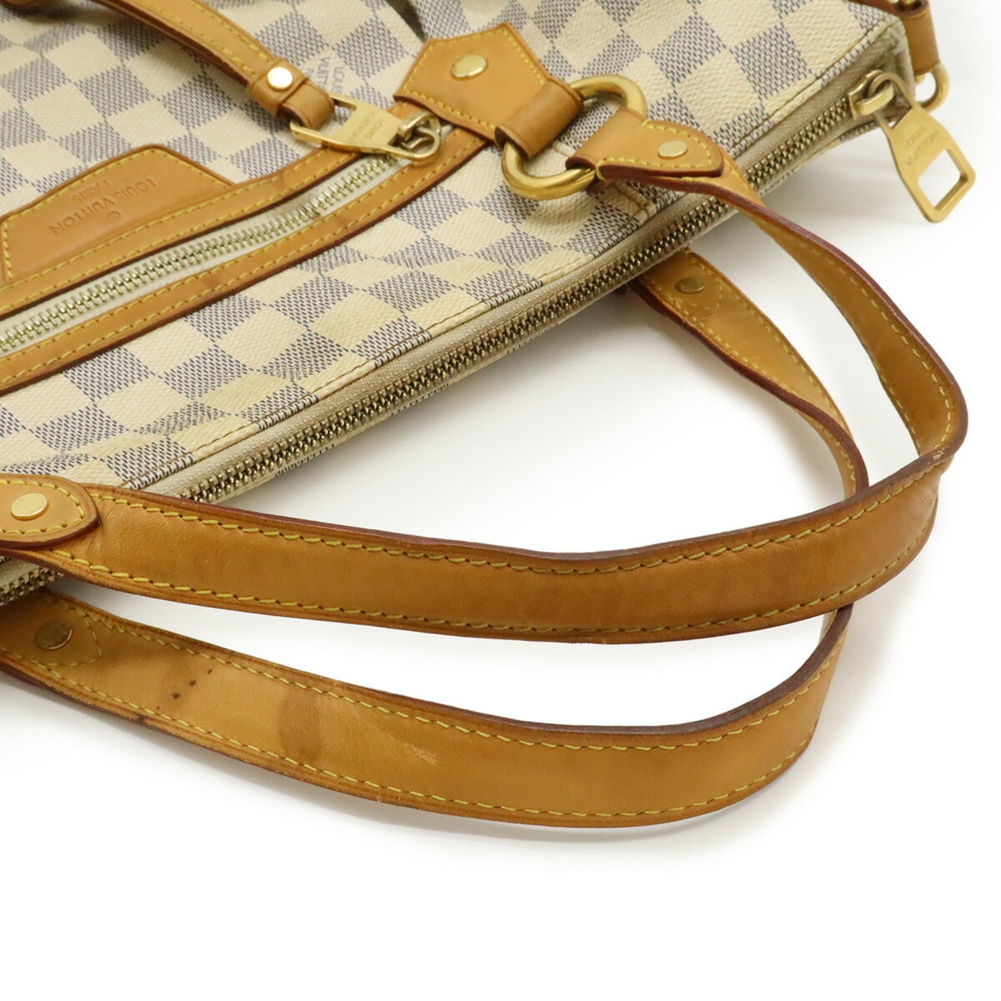 Louis Vuitton LOUIS VUITTON Damier Azur Evora MM Tote Bag, Handbag, Shoulder Bag N41133 Size ONE SIZE - 5 Thumbnail