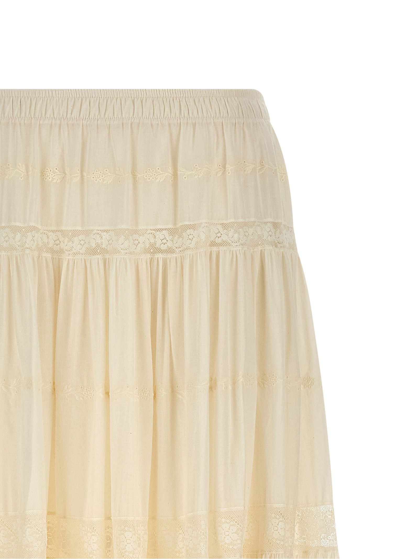 Ermanno Scervino Lace insert skirt Size 28" / US 6 / IT 42 - 3 Thumbnail