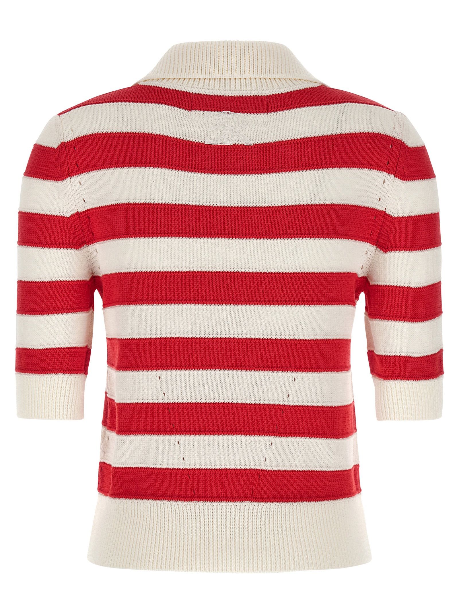 Ermanno Scervino Crochet polo shirt Size M / US 6-8 / IT 42-44 - 2 Thumbnail