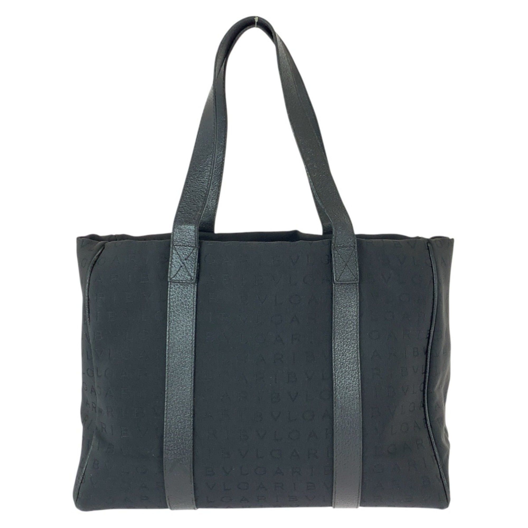 Bvlgari BVLGARI Logomania Black Canvas and Leather Handbag/Shoulder Bag for Women Size ONE SIZE - 2 Thumbnail