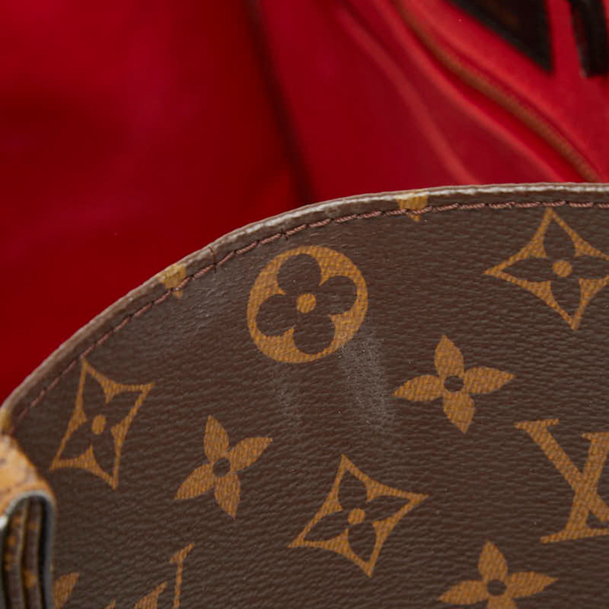 Louis Vuitton Louis Vuitton Monogram Giant Reverse On-the-Go MM Handbag/Shoulder Bag M45321 Brown Leather Women's LOUIS VUITTON Size ONE SIZE - 8 Thumbnail