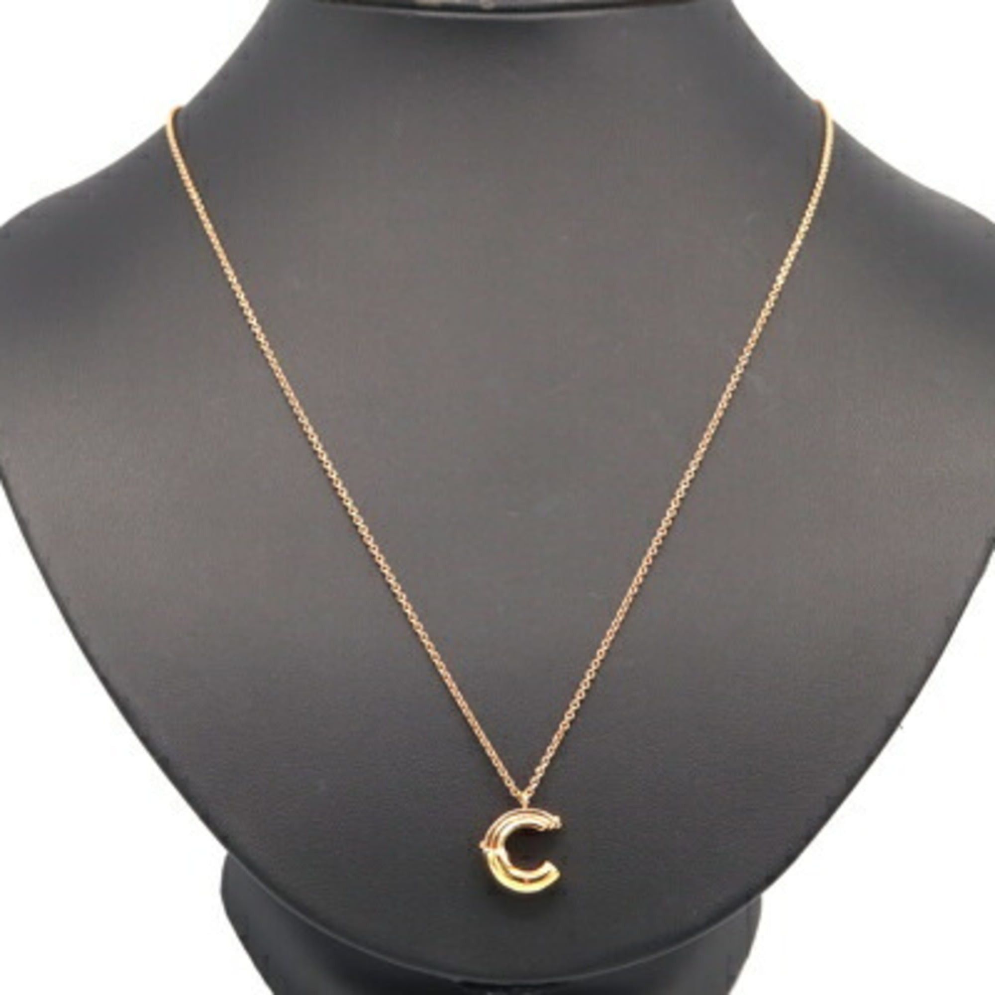 Louis Vuitton Louis Vuitton Necklace LV&ME C M61058 Gold Metal Pendant Women's Initial Alphabet LOUIS VUITTON Size ONE SIZE - 6 Thumbnail