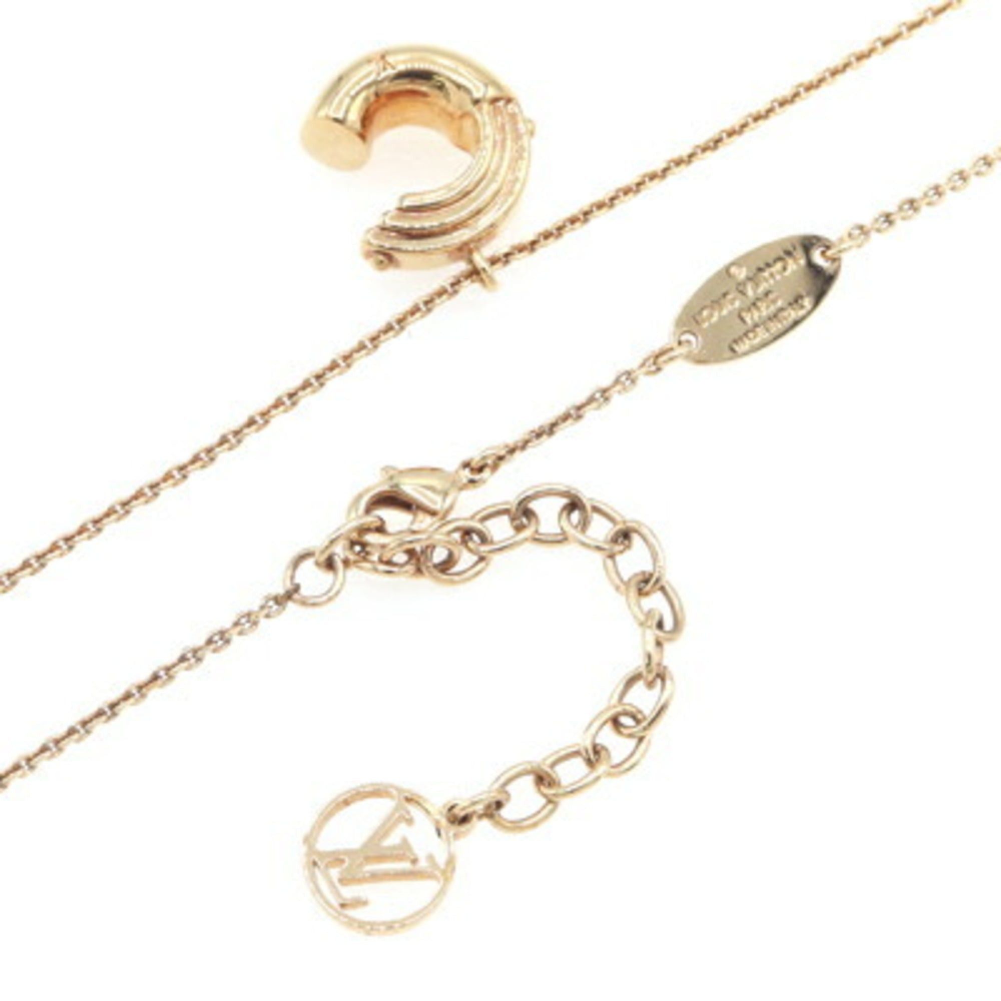 Louis Vuitton Louis Vuitton Necklace LV&ME C M61058 Gold Metal Pendant Women's Initial Alphabet LOUIS VUITTON Size ONE SIZE - 3 Thumbnail