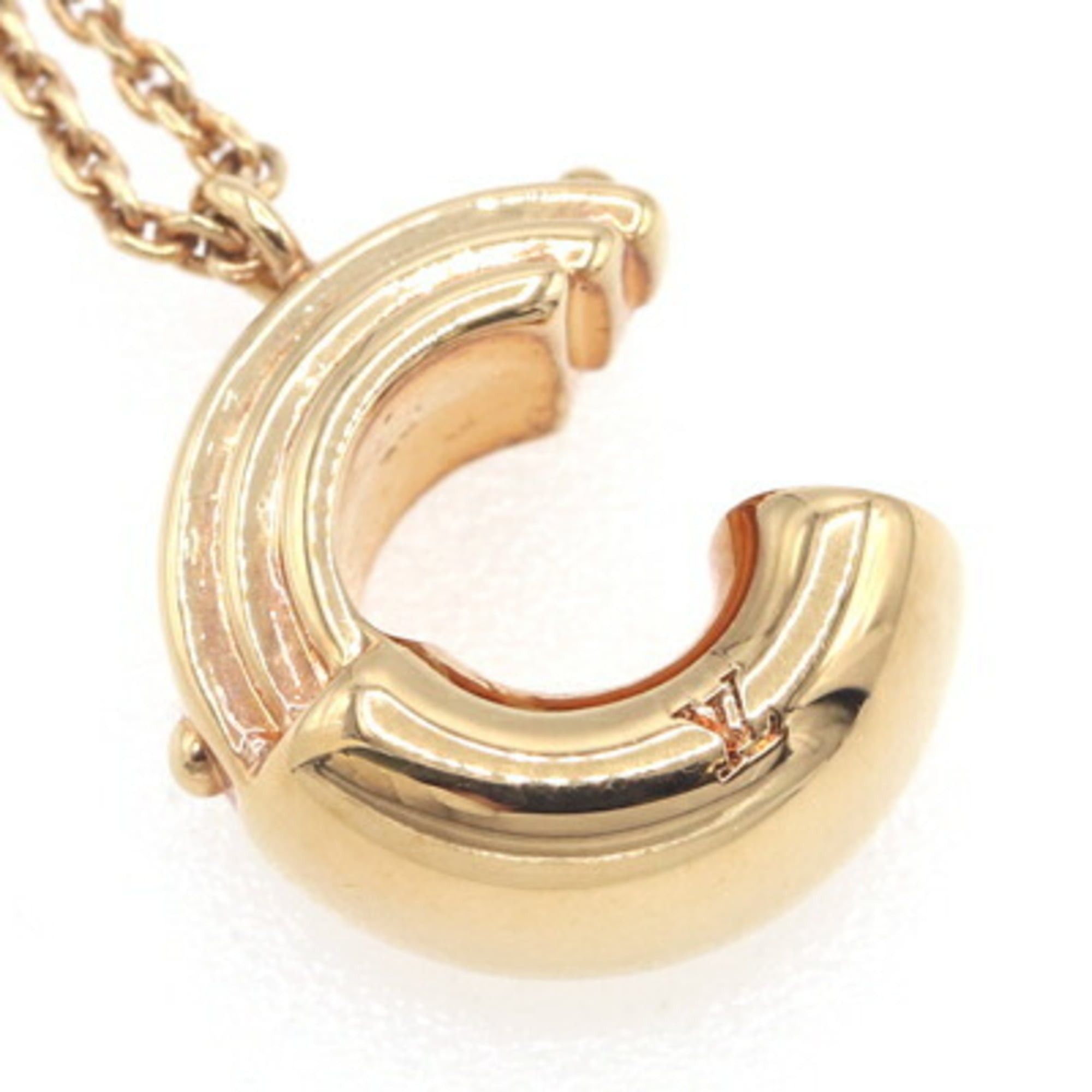 Louis Vuitton Louis Vuitton Necklace LV&ME C M61058 Gold Metal Pendant Women's Initial Alphabet LOUIS VUITTON Size ONE SIZE - 4 Thumbnail