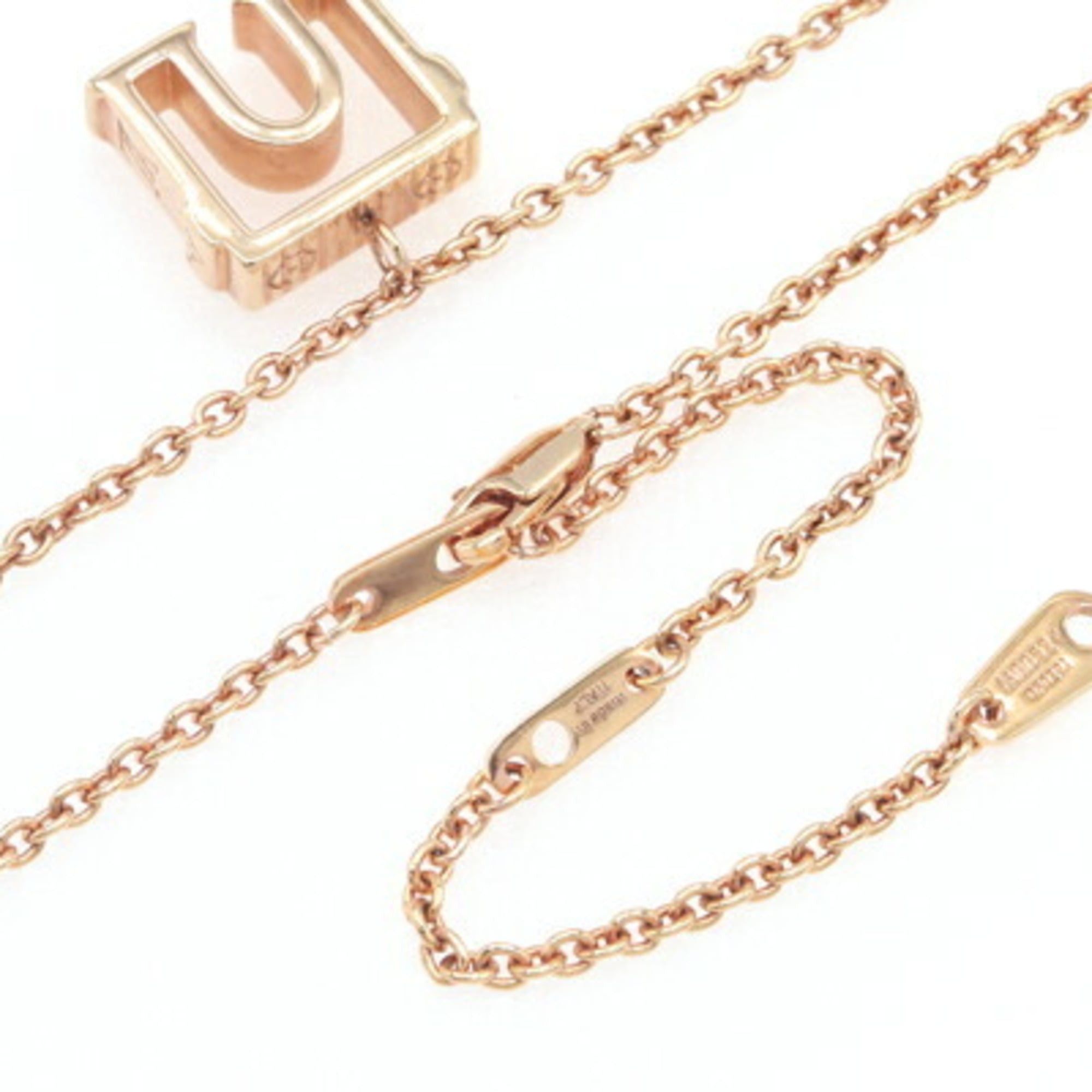 Louis Vuitton Louis Vuitton Necklace LV & Paris Arc de Triomphe M00524 Rose Gold Metal Pendant LOUIS VUITTON Size ONE SIZE - 3 Thumbnail