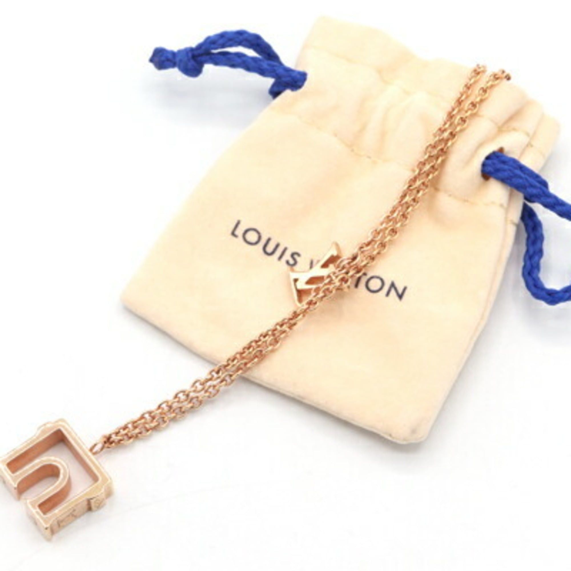 Louis Vuitton Louis Vuitton Necklace LV & Paris Arc de Triomphe M00524 Rose Gold Metal Pendant LOUIS VUITTON Size ONE SIZE - 5 Thumbnail