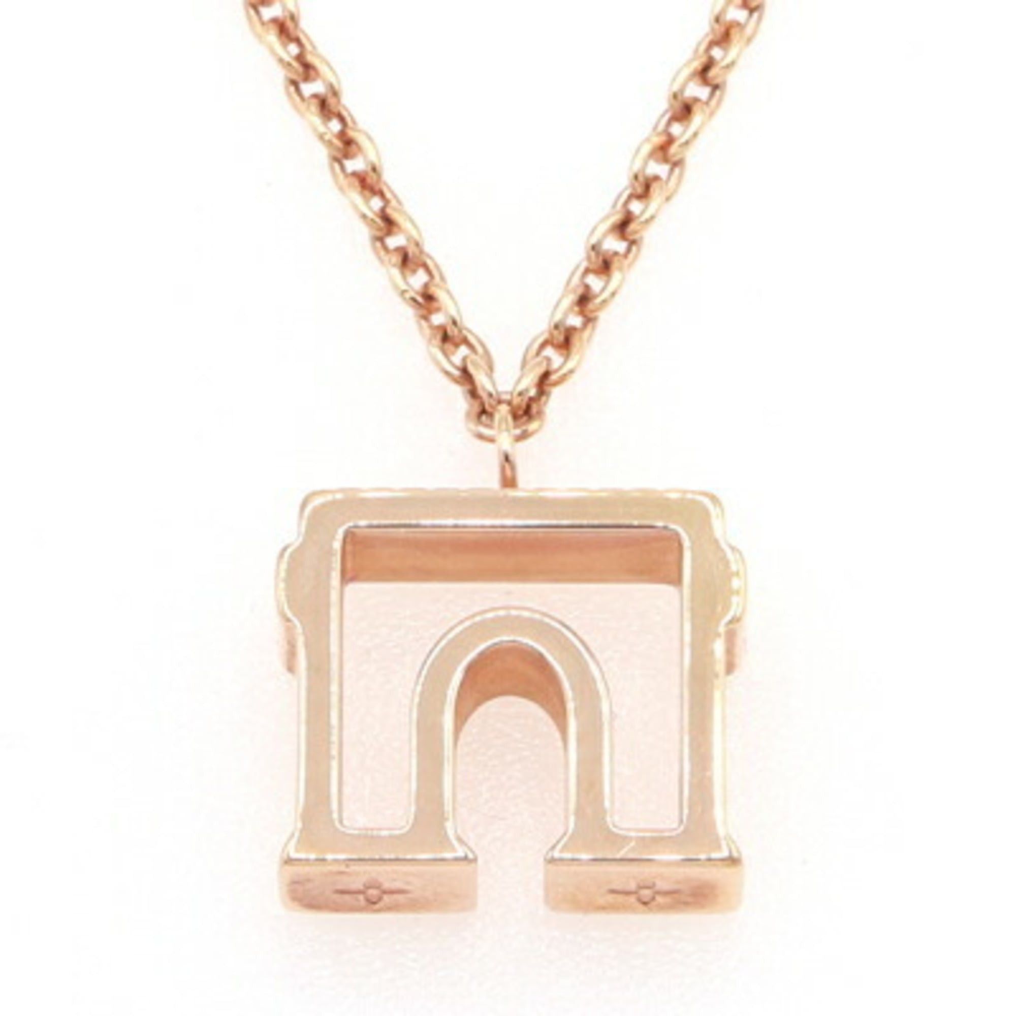 Louis Vuitton Louis Vuitton Necklace LV & Paris Arc de Triomphe M00524 Rose Gold Metal Pendant LOUIS VUITTON Size ONE SIZE - 2 Thumbnail