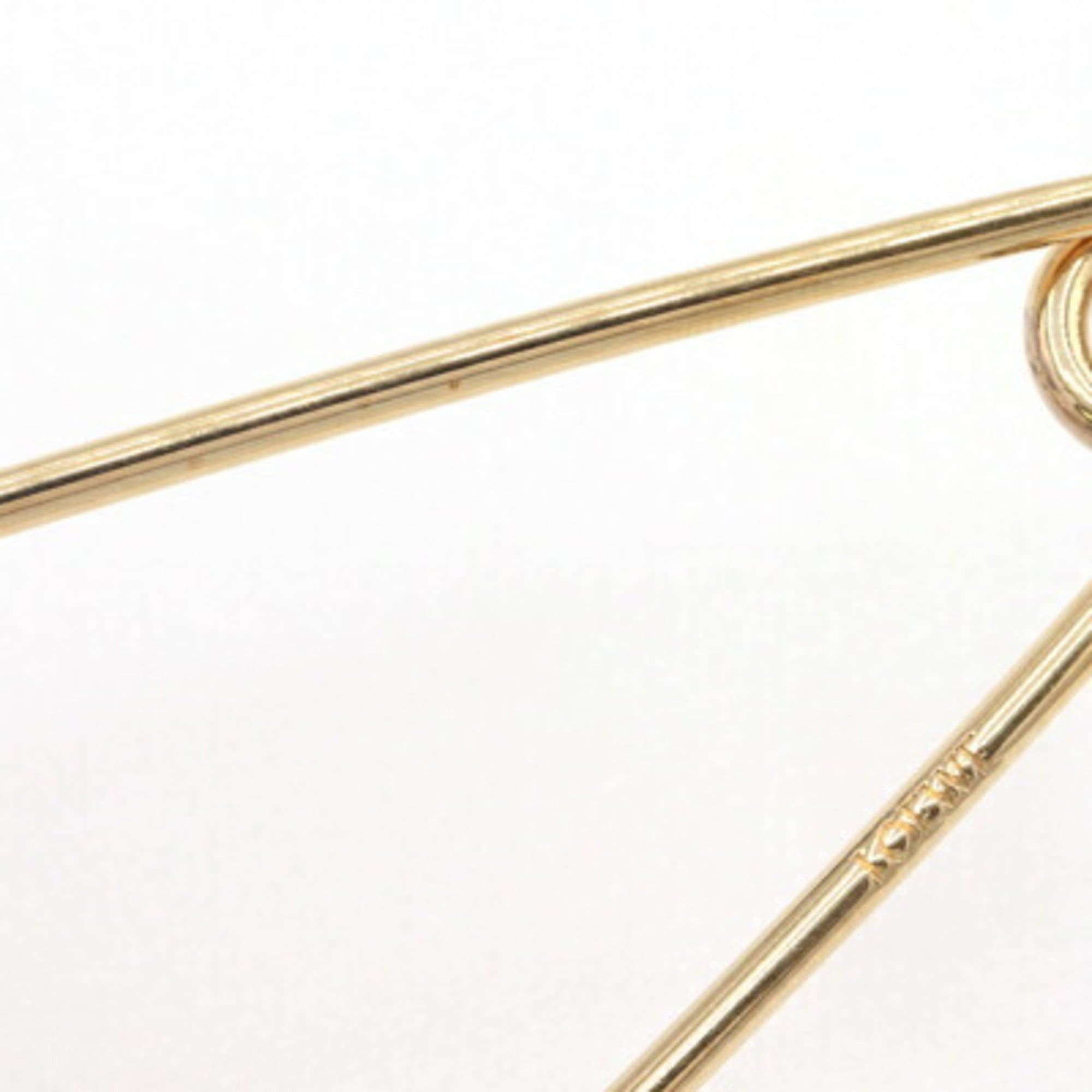 Loewe LOEWE Meccano Small Pin Brooch in Red Gold Leather and Metal for Women Size ONE SIZE - 5 Thumbnail