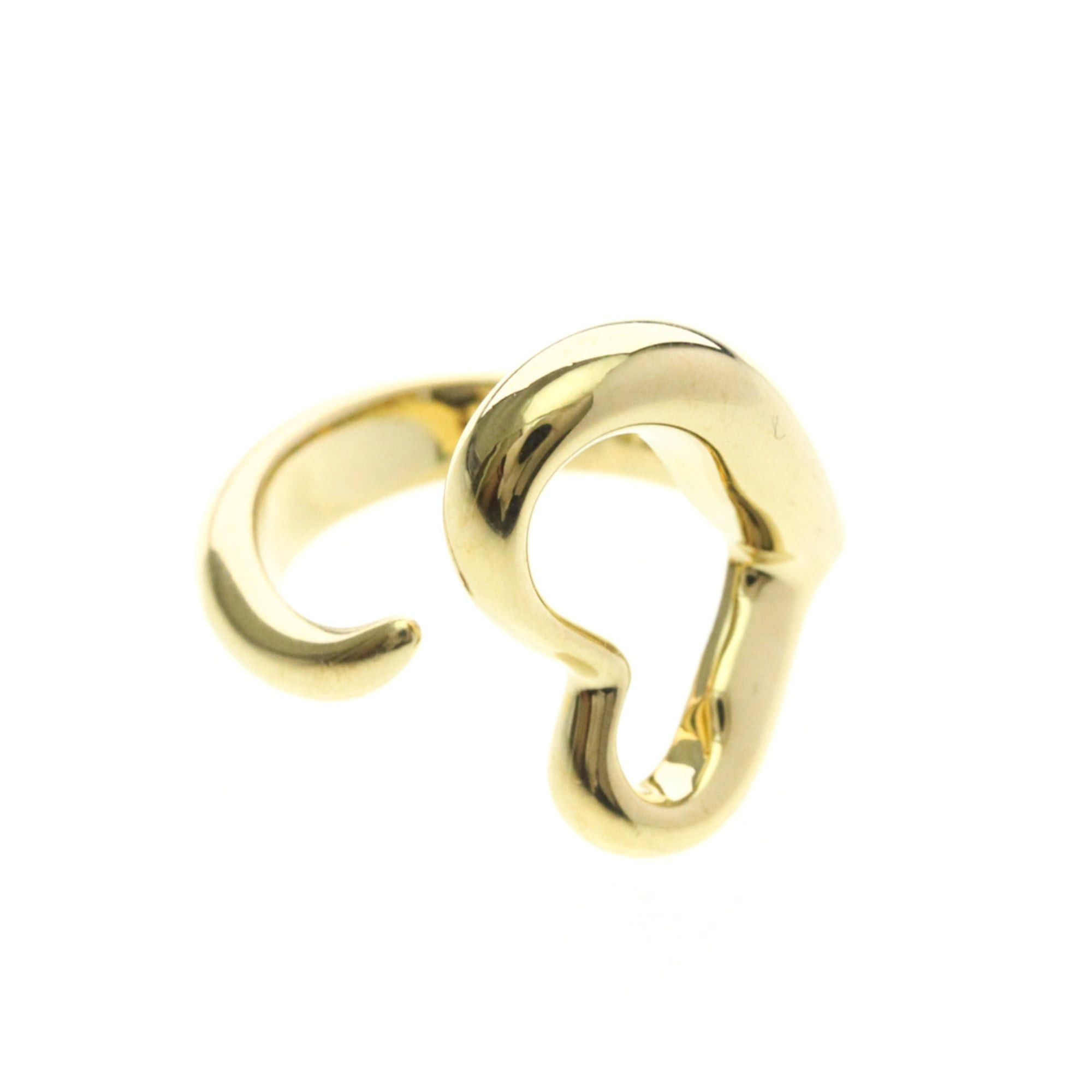 Tiffany Open Heart Yellow Gold (18K) Fashion No Stone Band Ring Gold