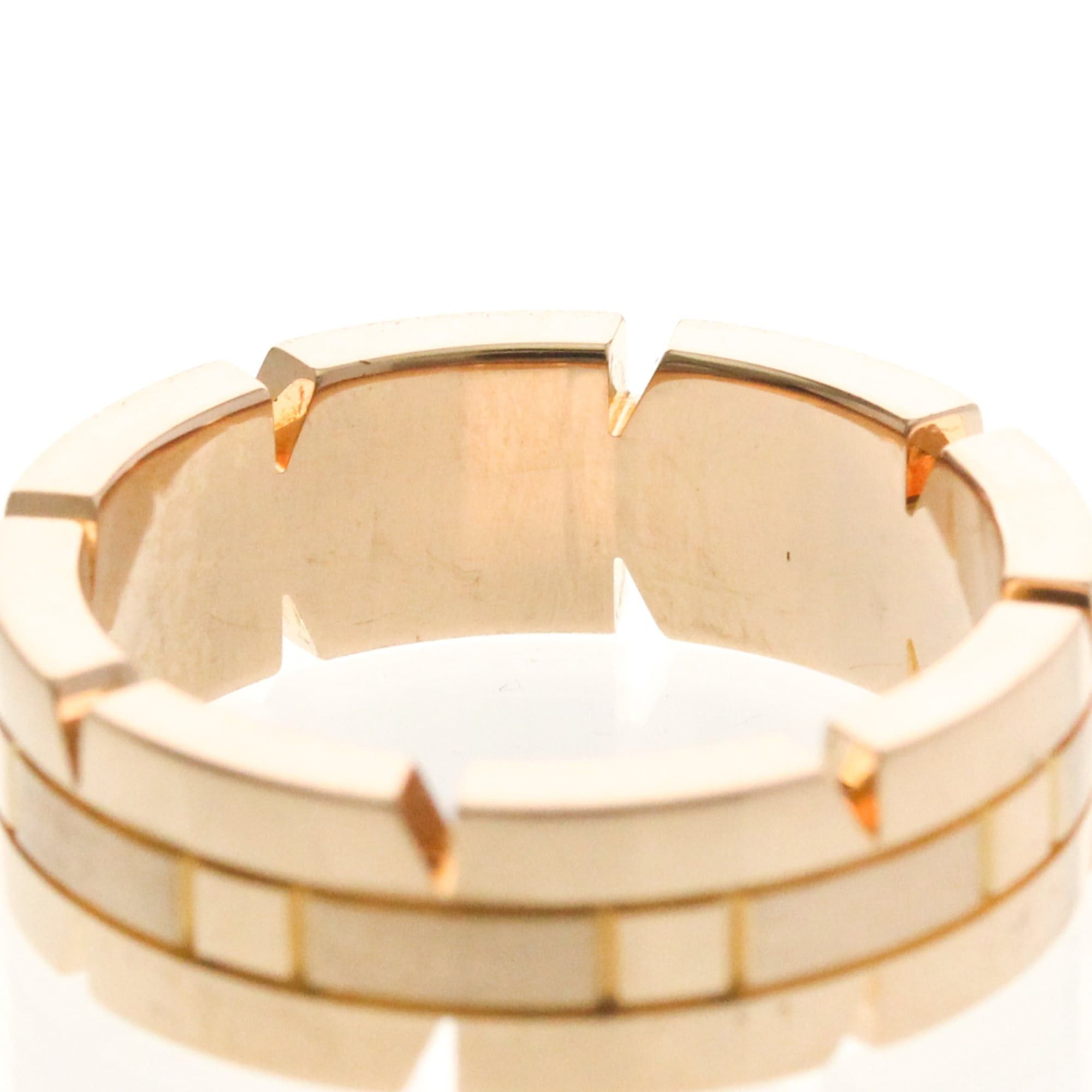 Cartier Cartier Tank Française Ring Pink Gold (18K) Fashion No Stone Band Ring Pink Gold Size ONE SIZE - 7 Thumbnail