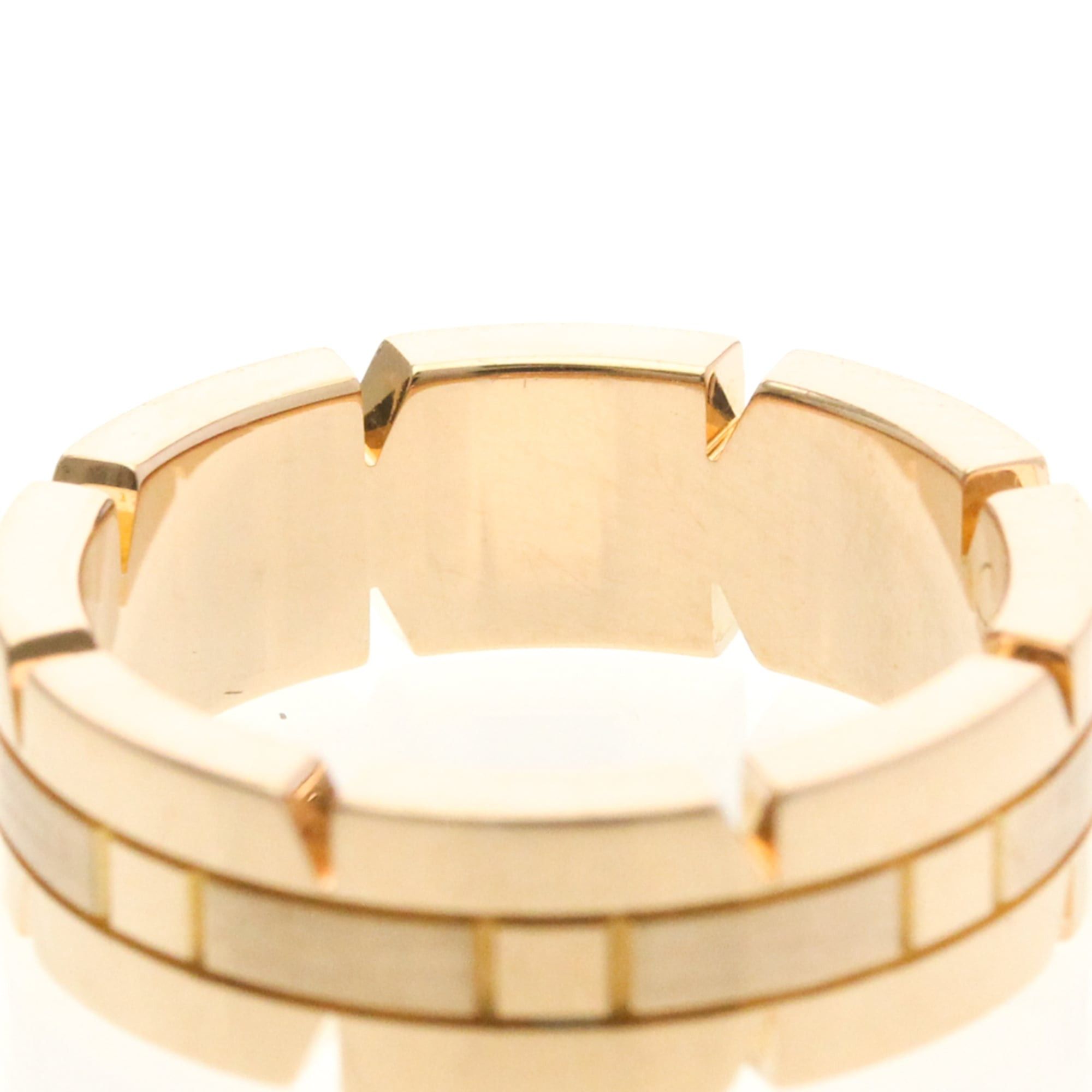 Cartier Cartier Tank Française Ring Pink Gold (18K) Fashion No Stone Band Ring Pink Gold Size ONE SIZE - 8 Thumbnail