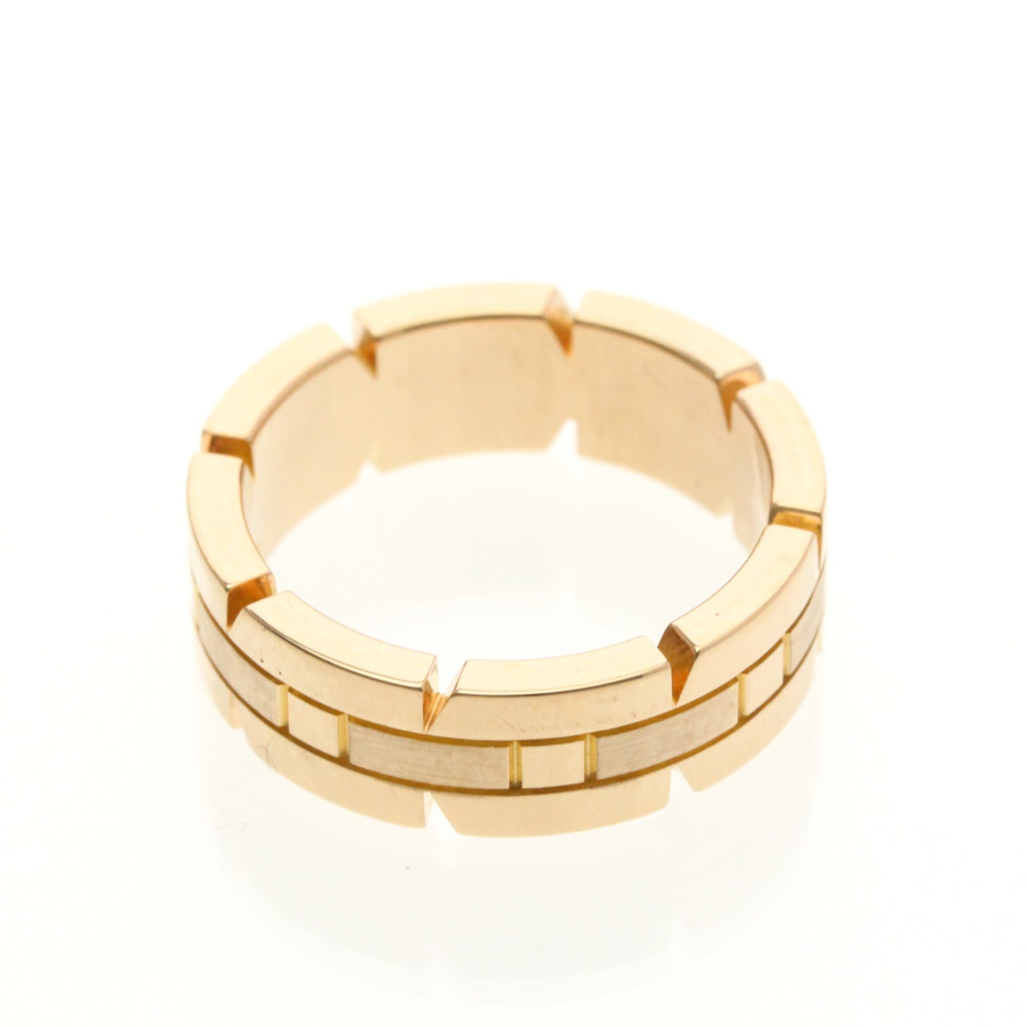 Cartier Cartier Tank Française Ring Pink Gold (18K) Fashion No Stone Band Ring Pink Gold Size ONE SIZE - 9 Thumbnail