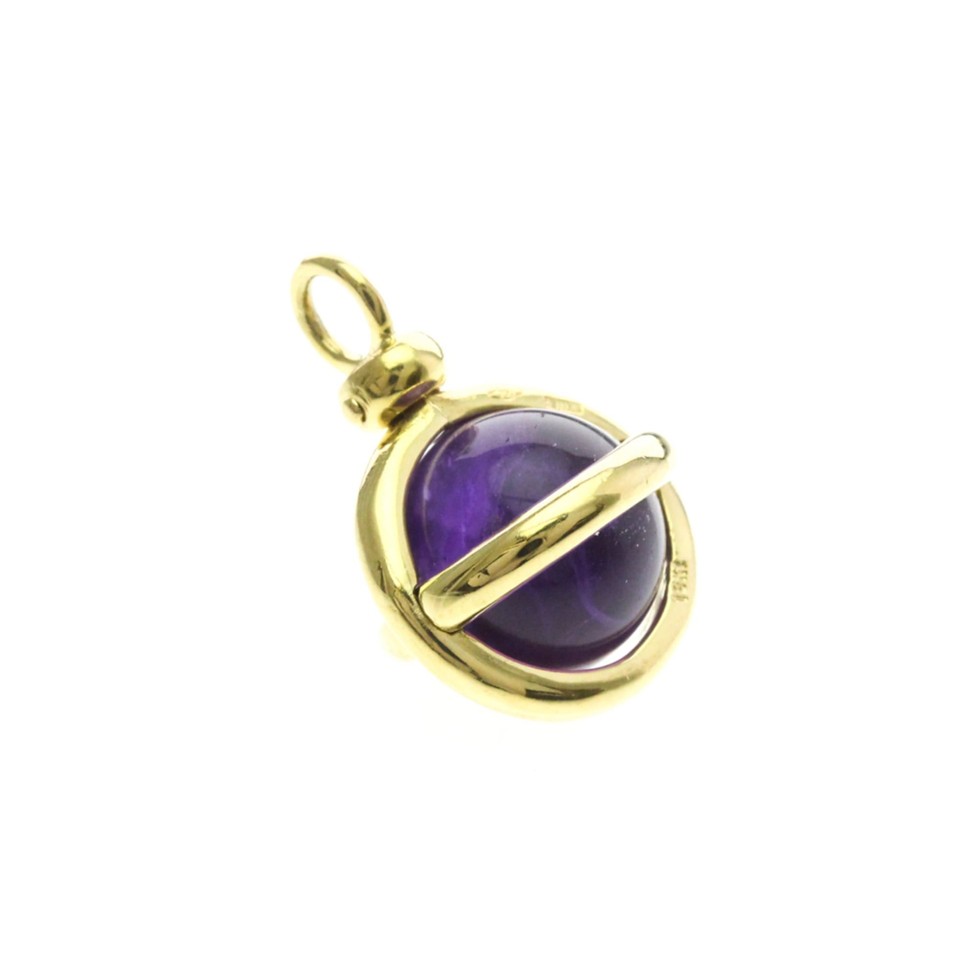 Pomellato Pomellato Amethyst Charm Yellow Gold (18K) Amethyst Men,Women Fashion Pendant Necklace (Gold) Size ONE SIZE - 4 Thumbnail