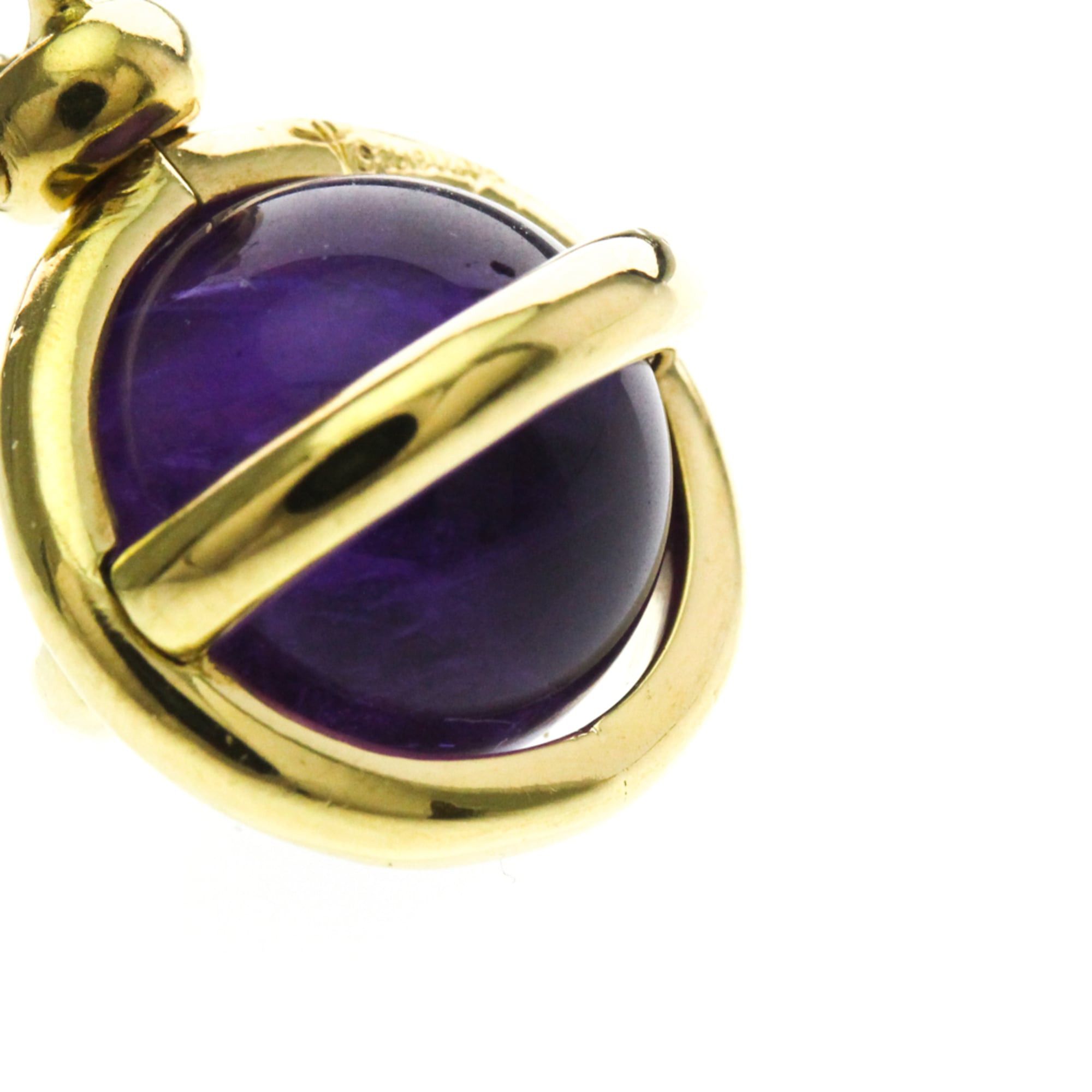 Pomellato Pomellato Amethyst Charm Yellow Gold (18K) Amethyst Men,Women Fashion Pendant Necklace (Gold) Size ONE SIZE - 8 Thumbnail